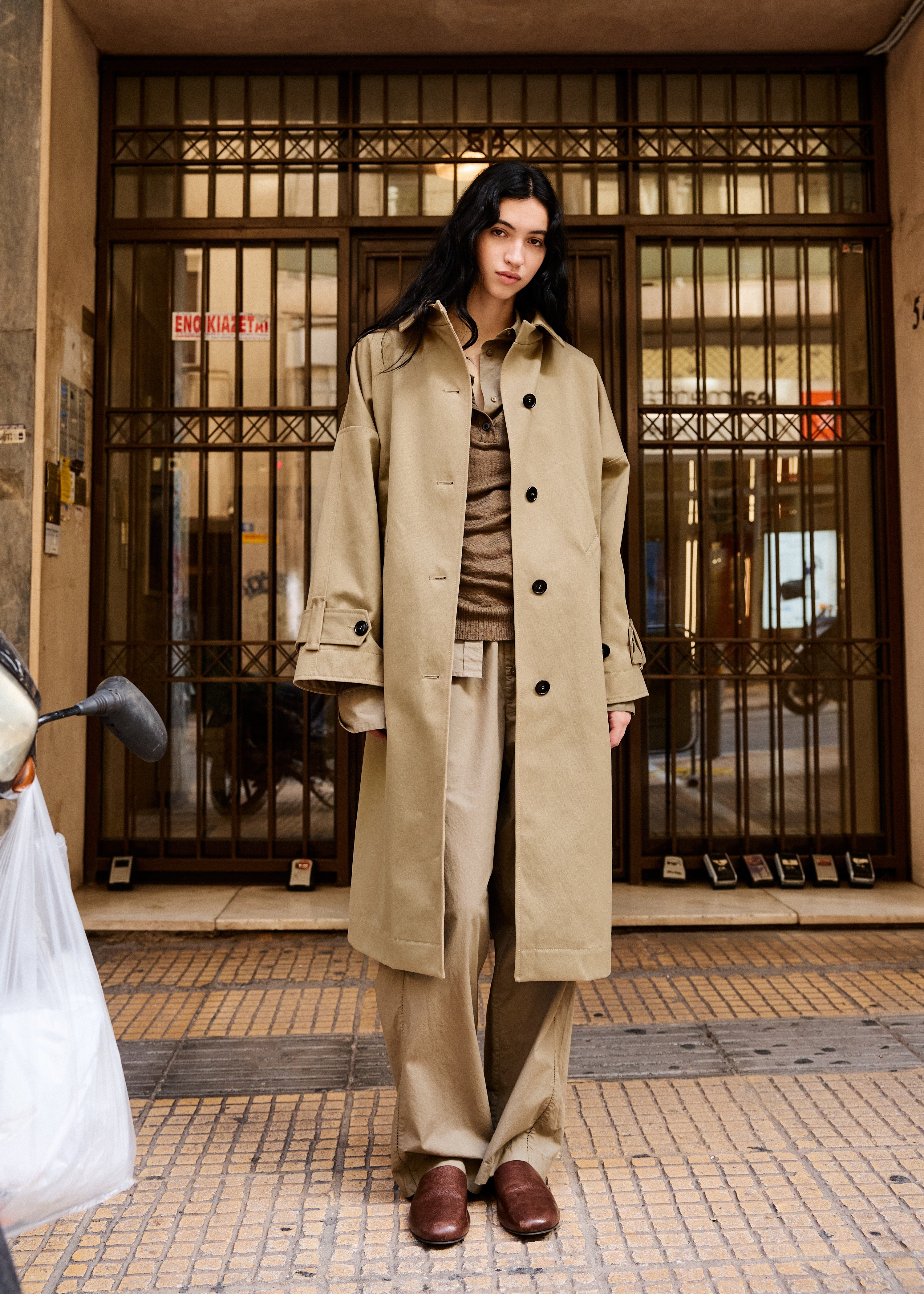 Jo coat twill | Classic Khaki