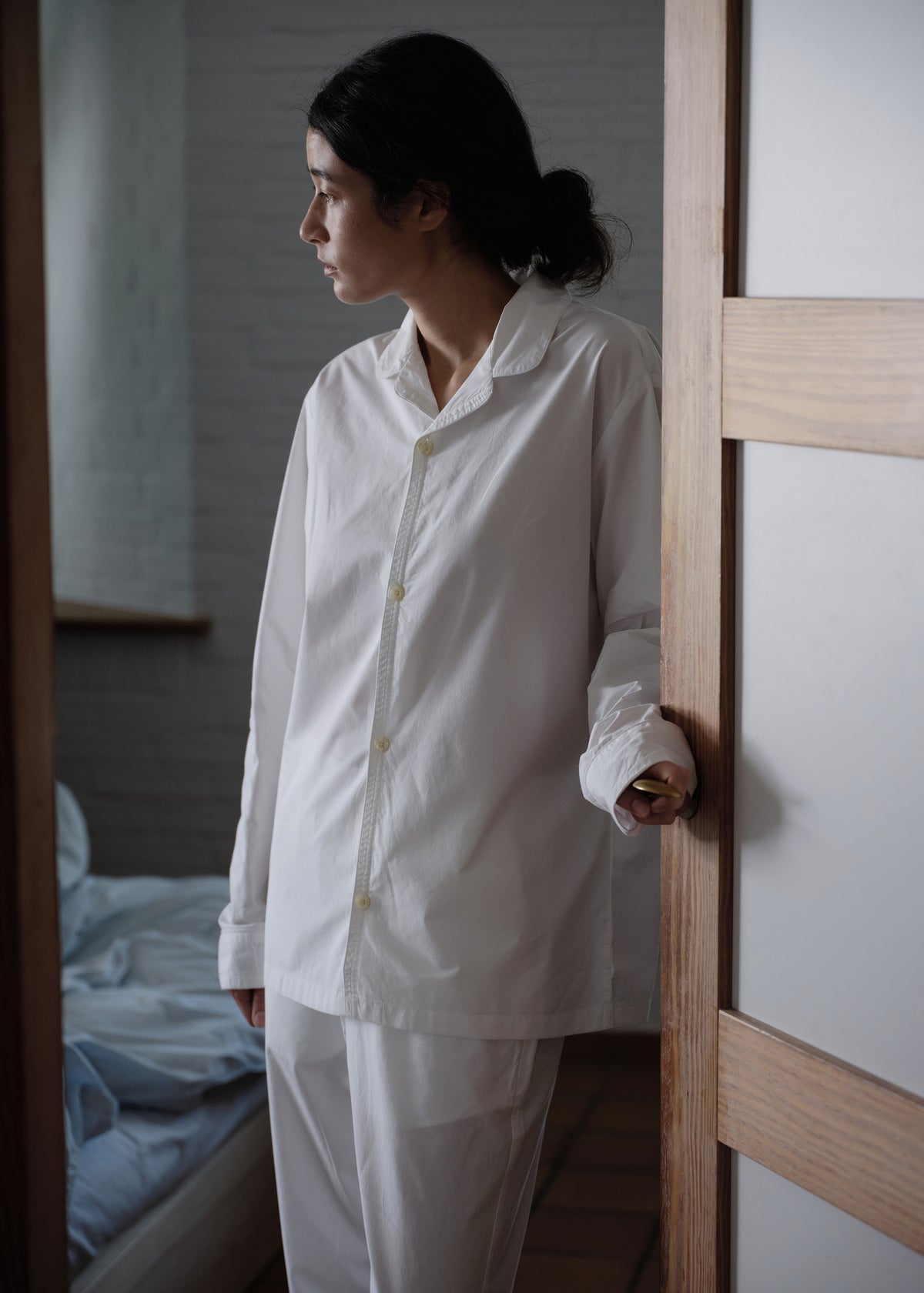 Classic pyjamas | White Pyjamas aiayu