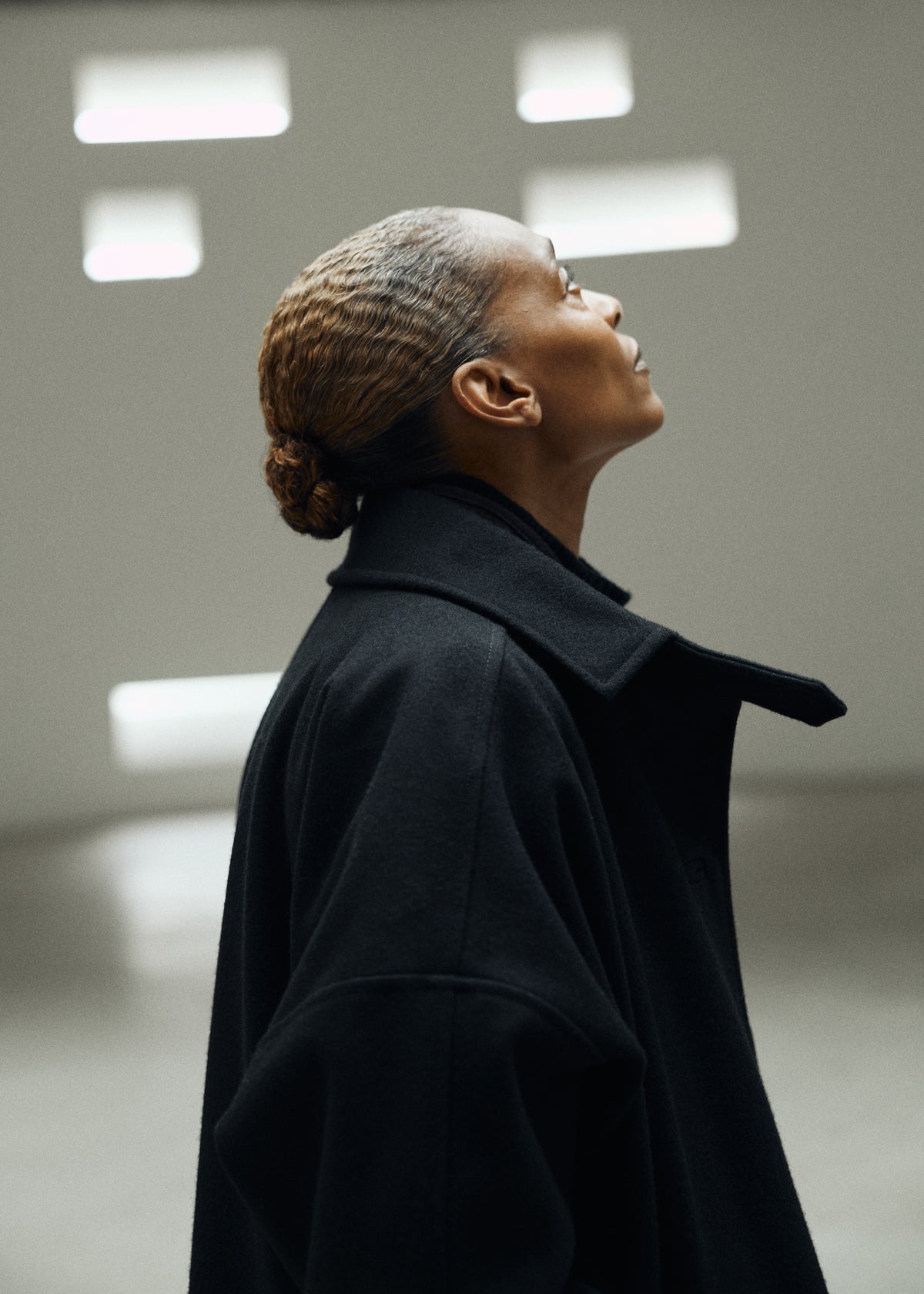 Jo coat loden | Black Coat aiayu