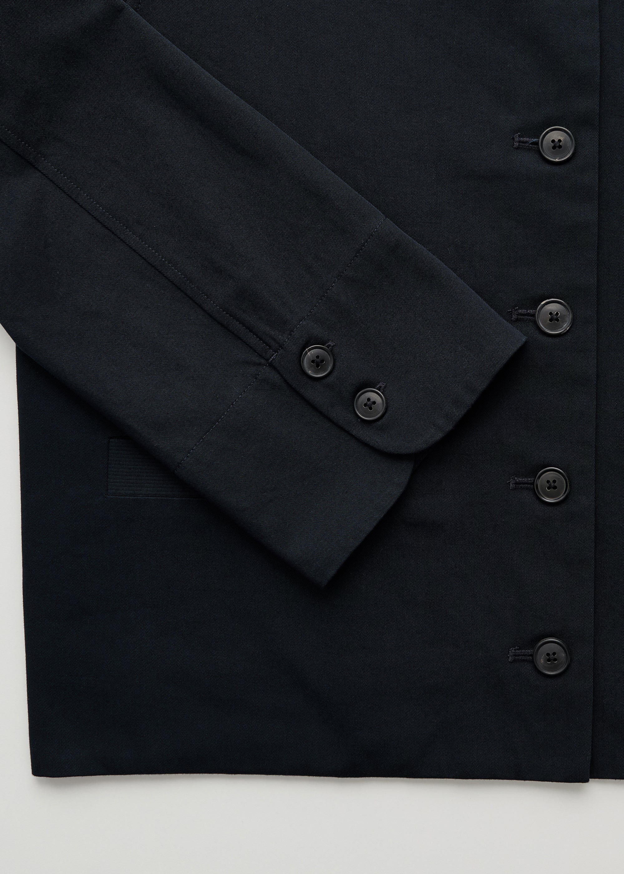 Angela jacket twill | Black Navy Shirt Woven aiayu