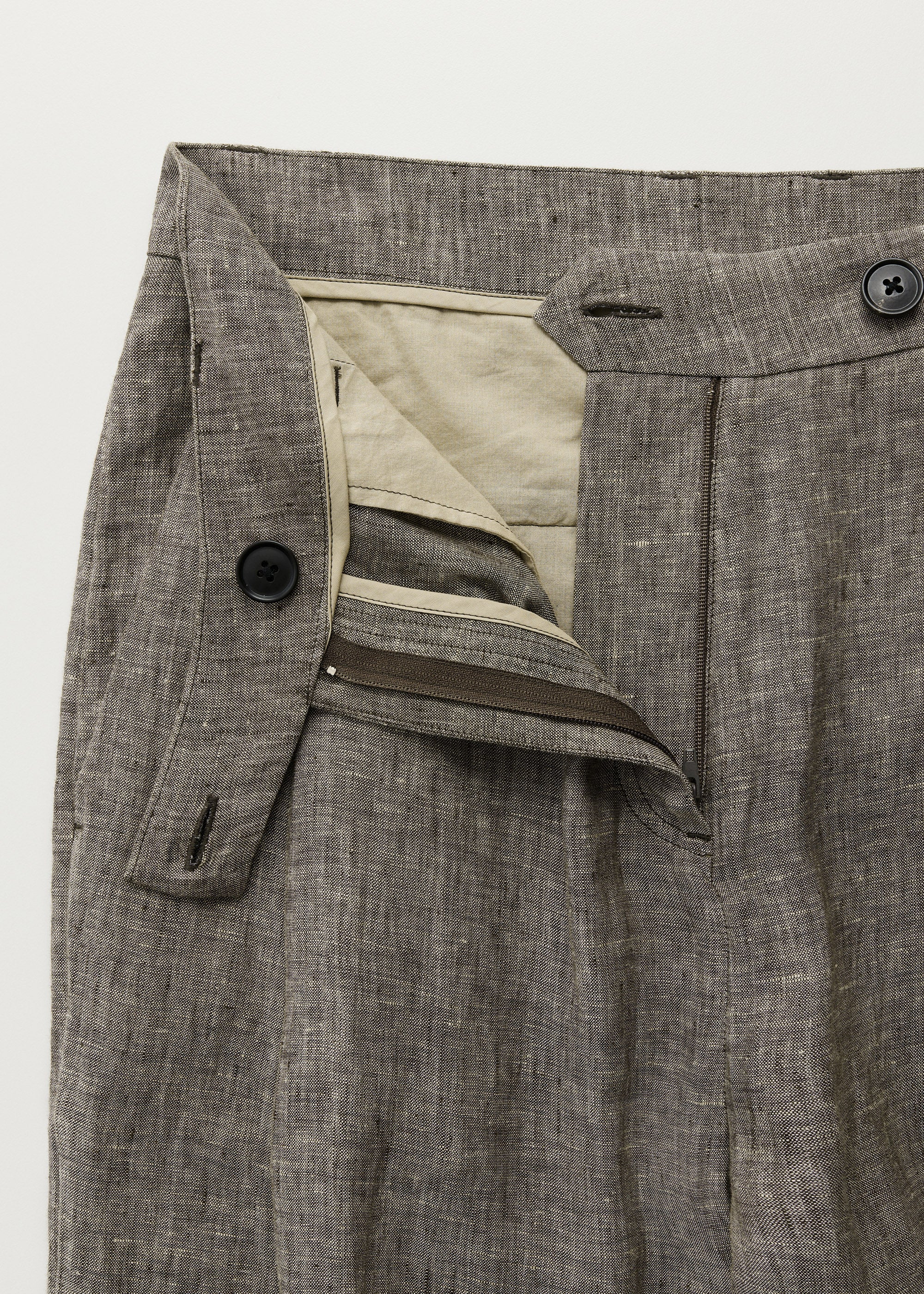 Balder pant linen | Brown Pant aiayu