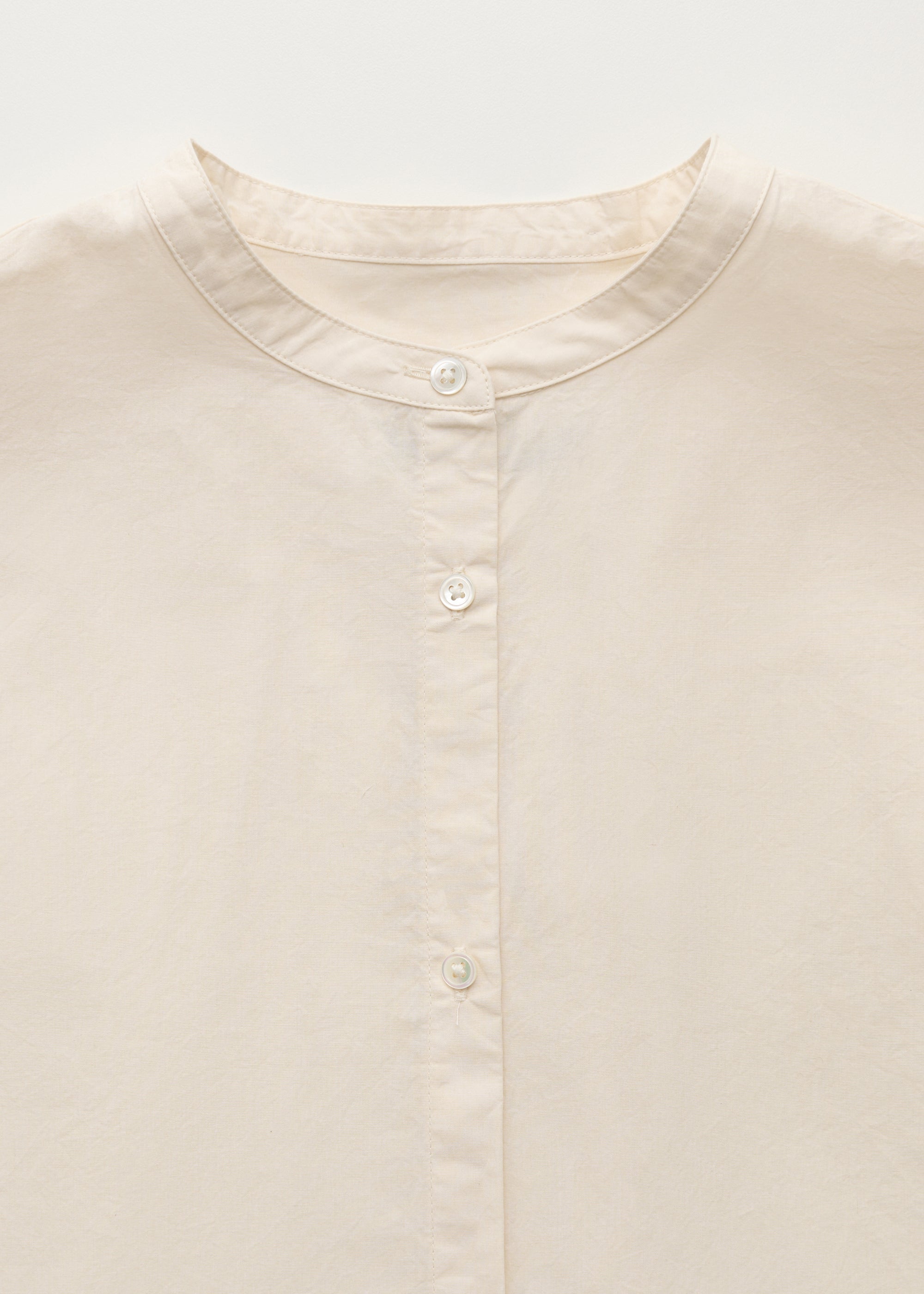 Bibs shirt cotton | Pure Ecru Shirt Woven aiayu