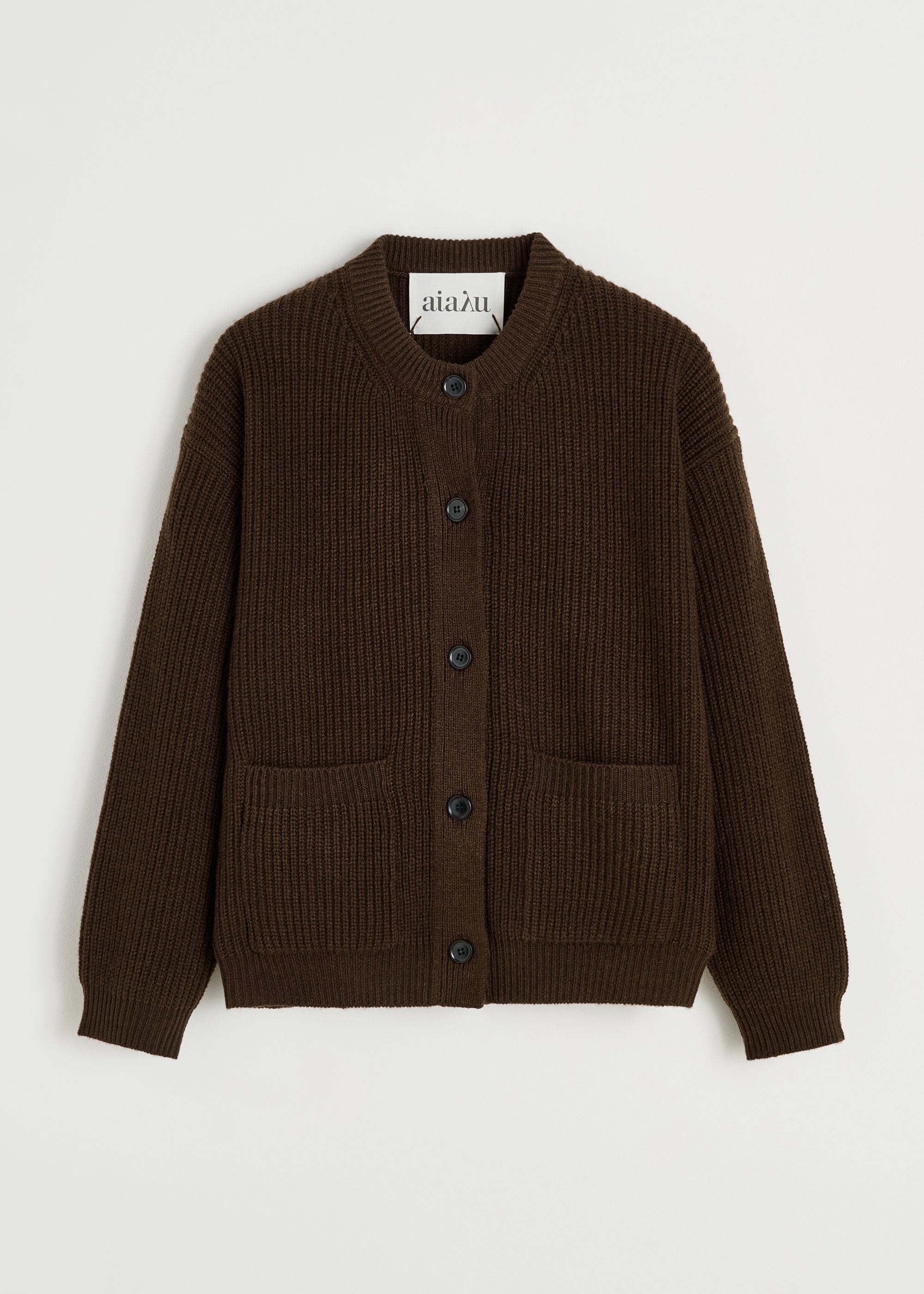 Bine cardigan – sartuul | Dark Brown Cardigan aiayu