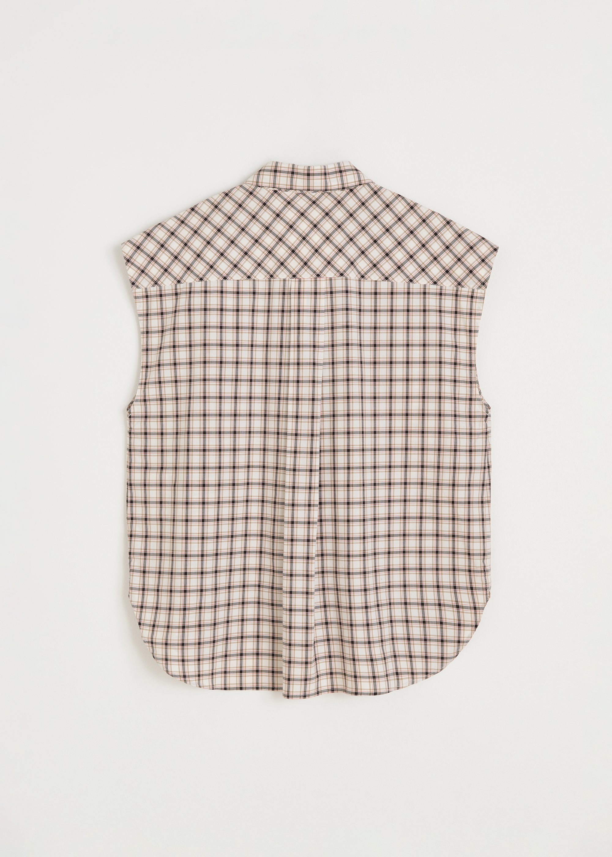 Camal shirt check | Mix Osaka Shirt Woven aiayu