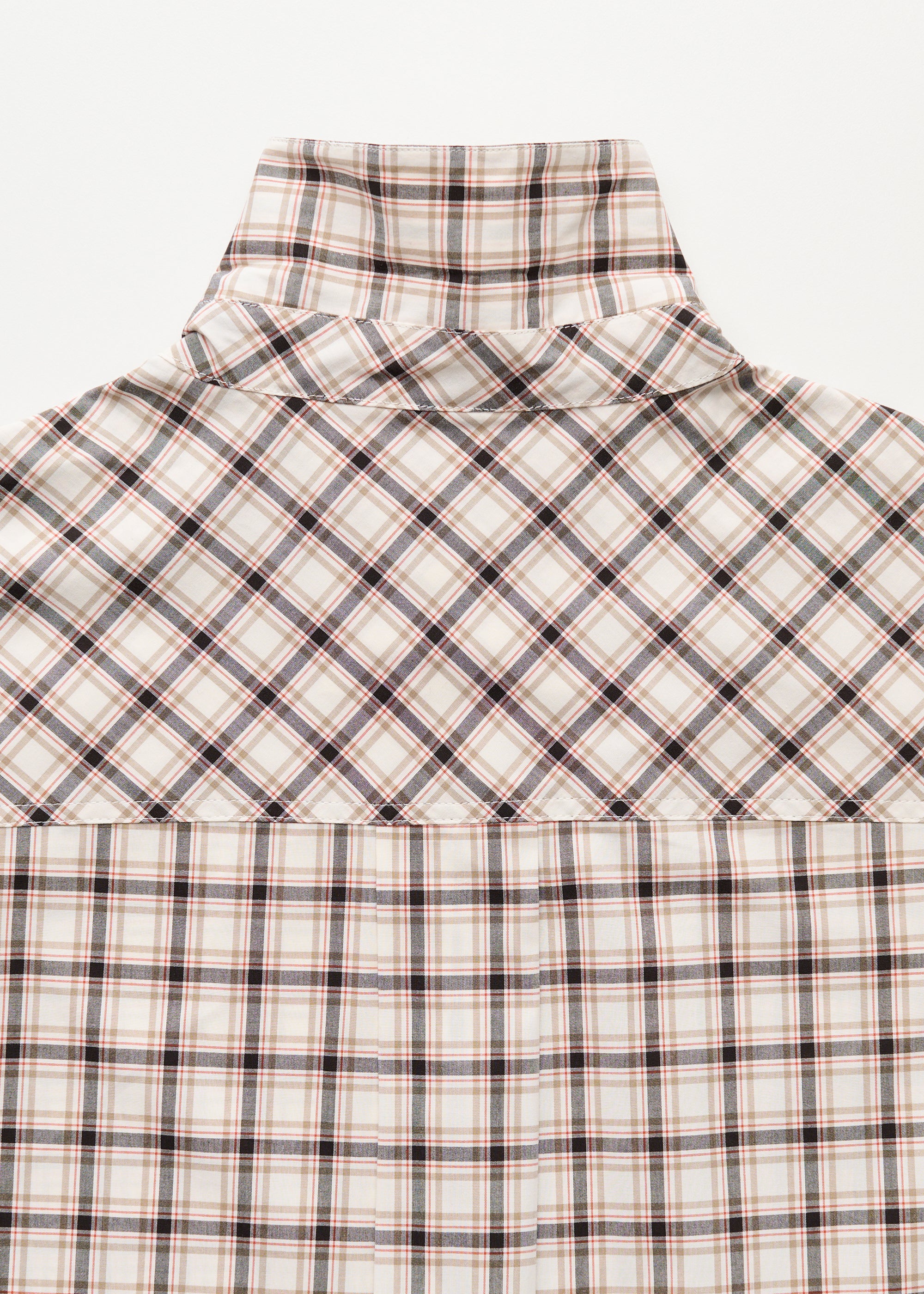 Camal shirt check | Mix Osaka Shirt Woven aiayu