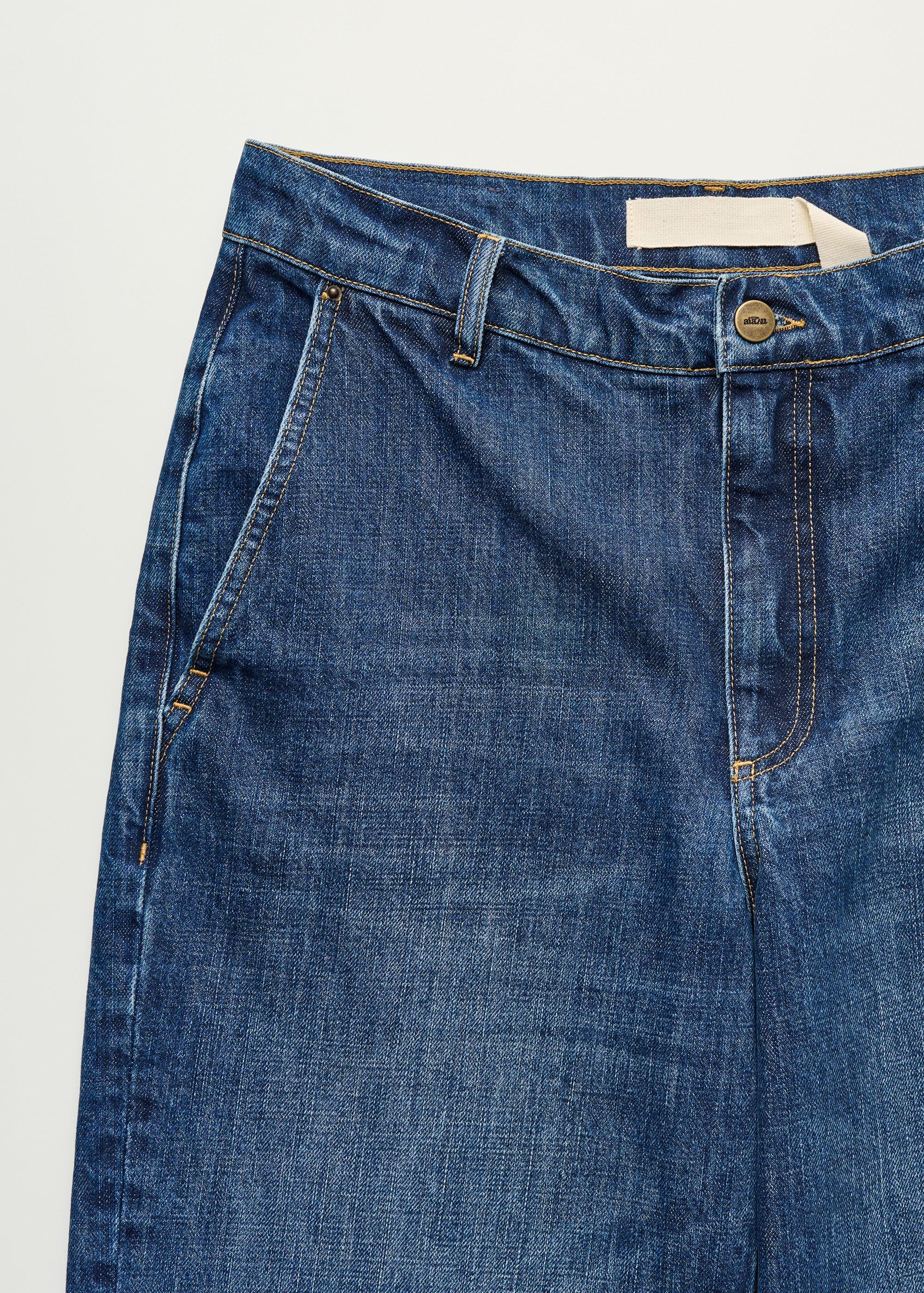Carlo midwaist wide jeans | Worn Blue Jeans aiayu
