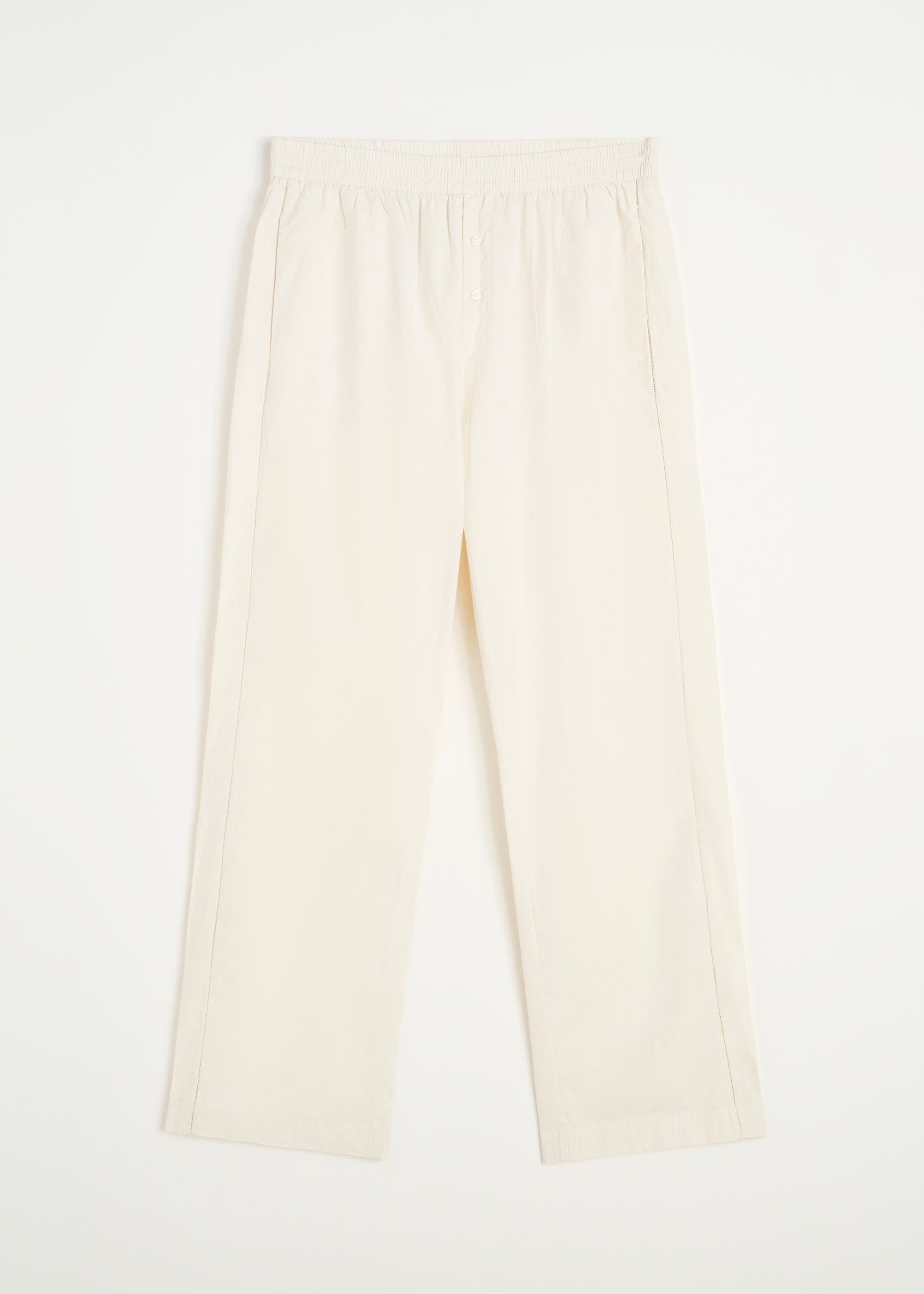 Casual pant | Pure Ecru Pants aiayu