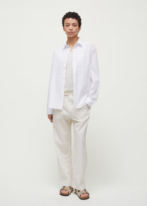 Casual pant | Pure Ecru Pants aiayu