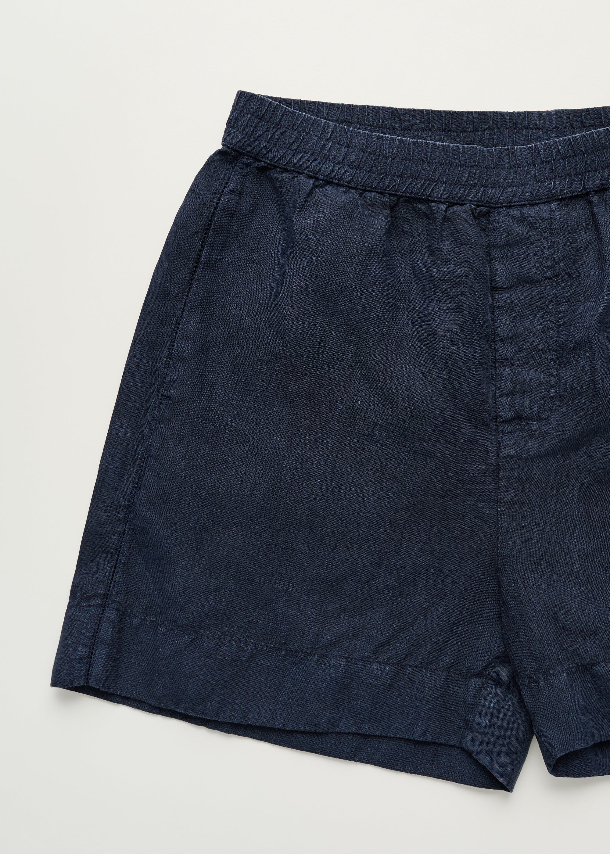 Casual shorts linen | Navy Shorts aiayu