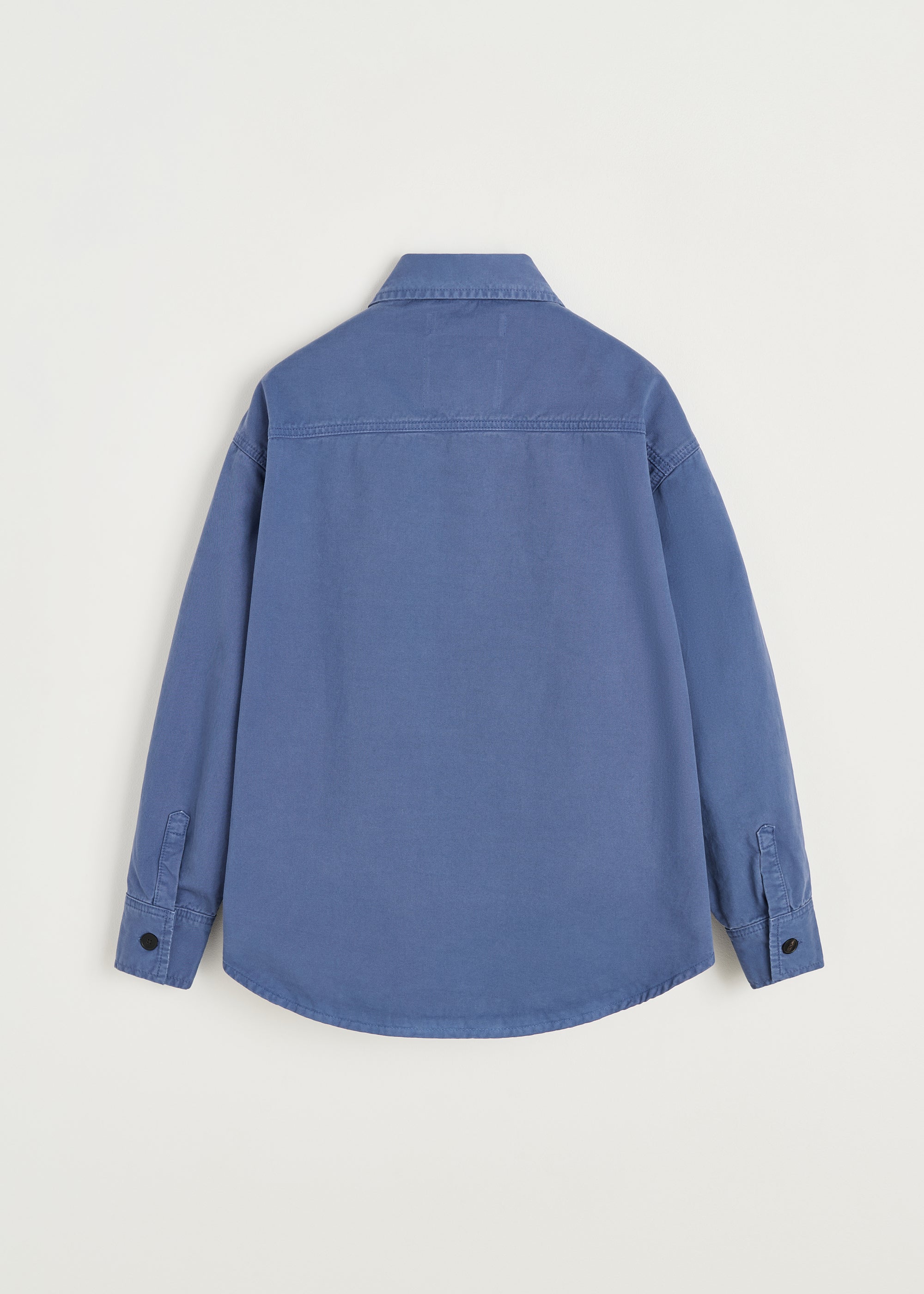 Casy shirt cotton | Washed French Blue Shirt Woven aiayu