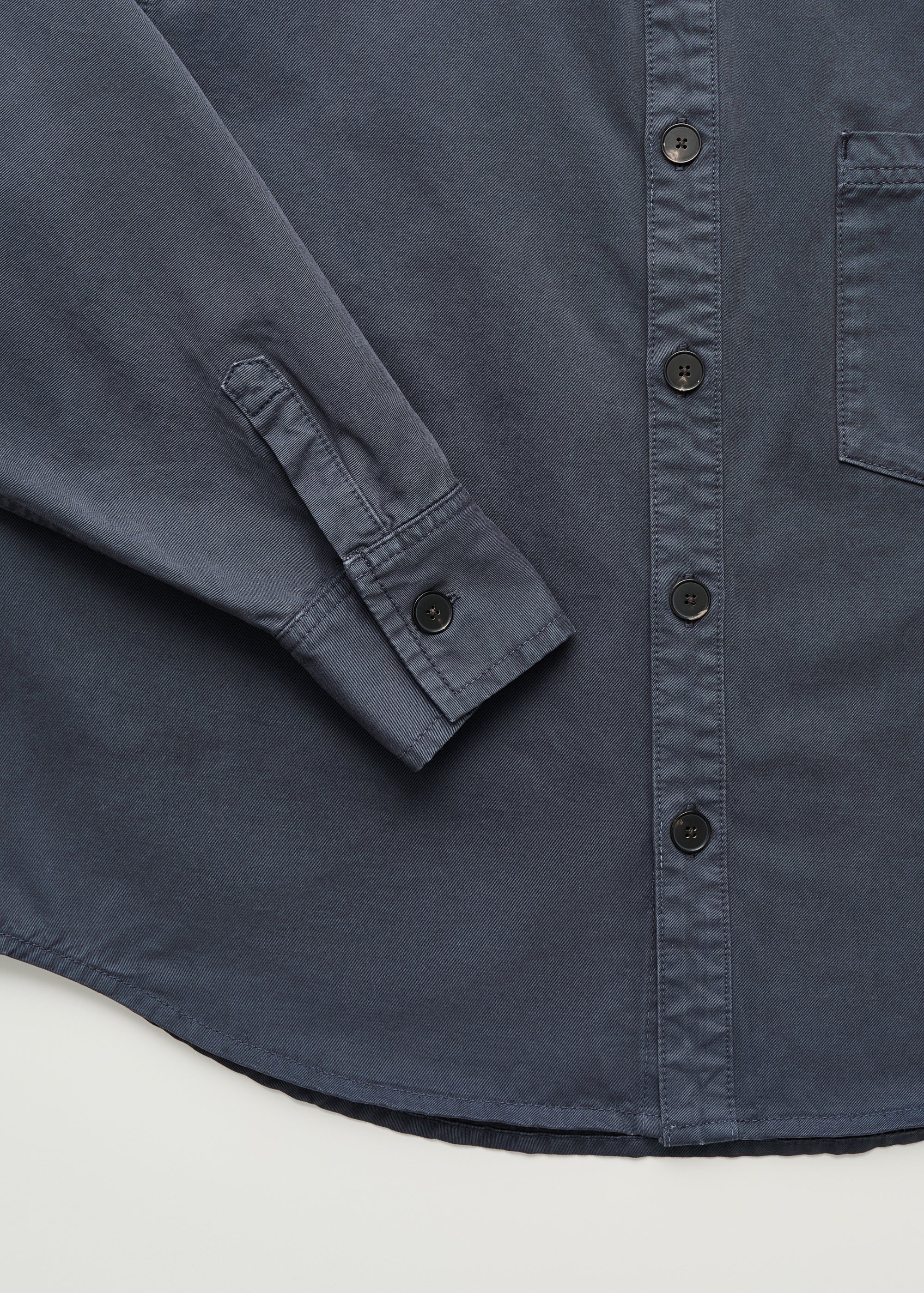 Casy shirt cotton | Washed Slate Shirt Woven aiayu