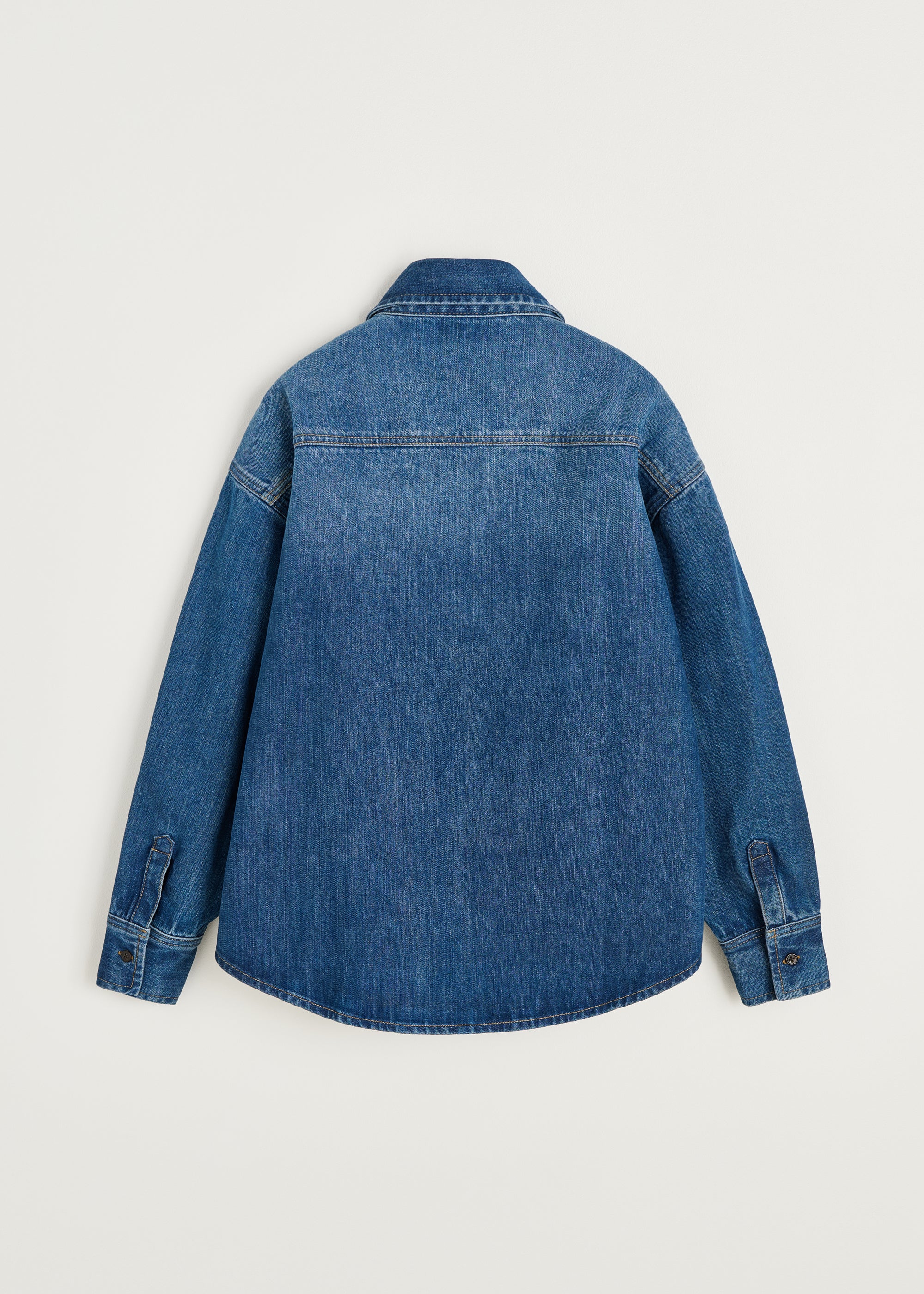 Casy shirt denim | Worn Blue Shirt Woven aiayu