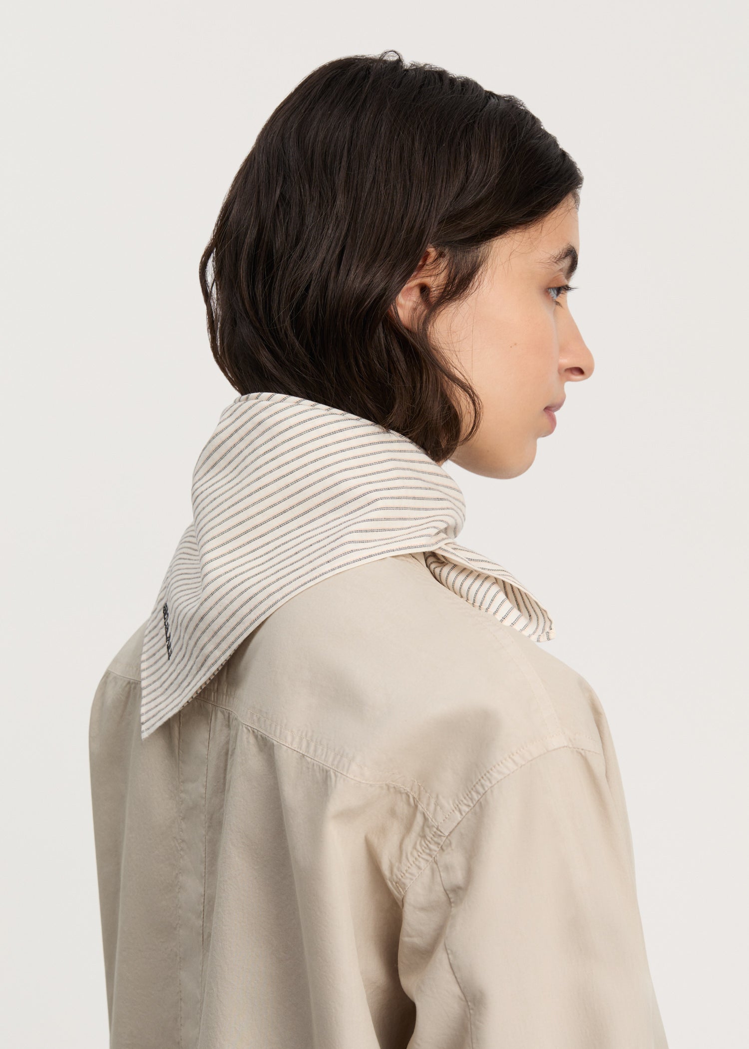 Charlie scarf epure | Mix Black Scarf aiayu