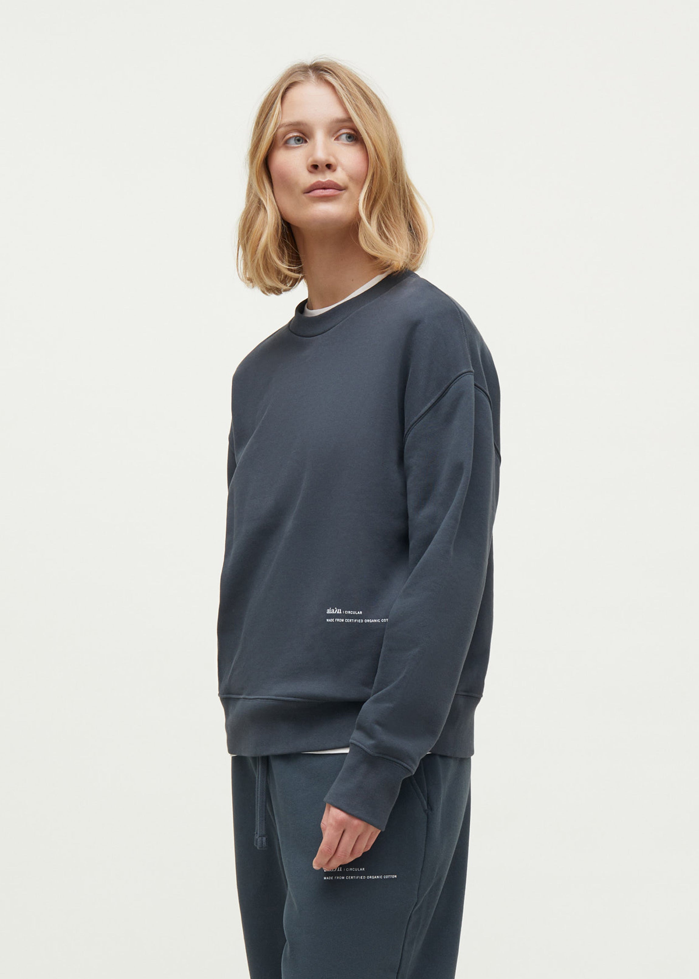 Circular sweatshirt | Wild Ocean Sweatshirt aiayu