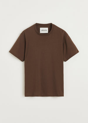 Classic circular tee | Coffee T-shirt aiayu