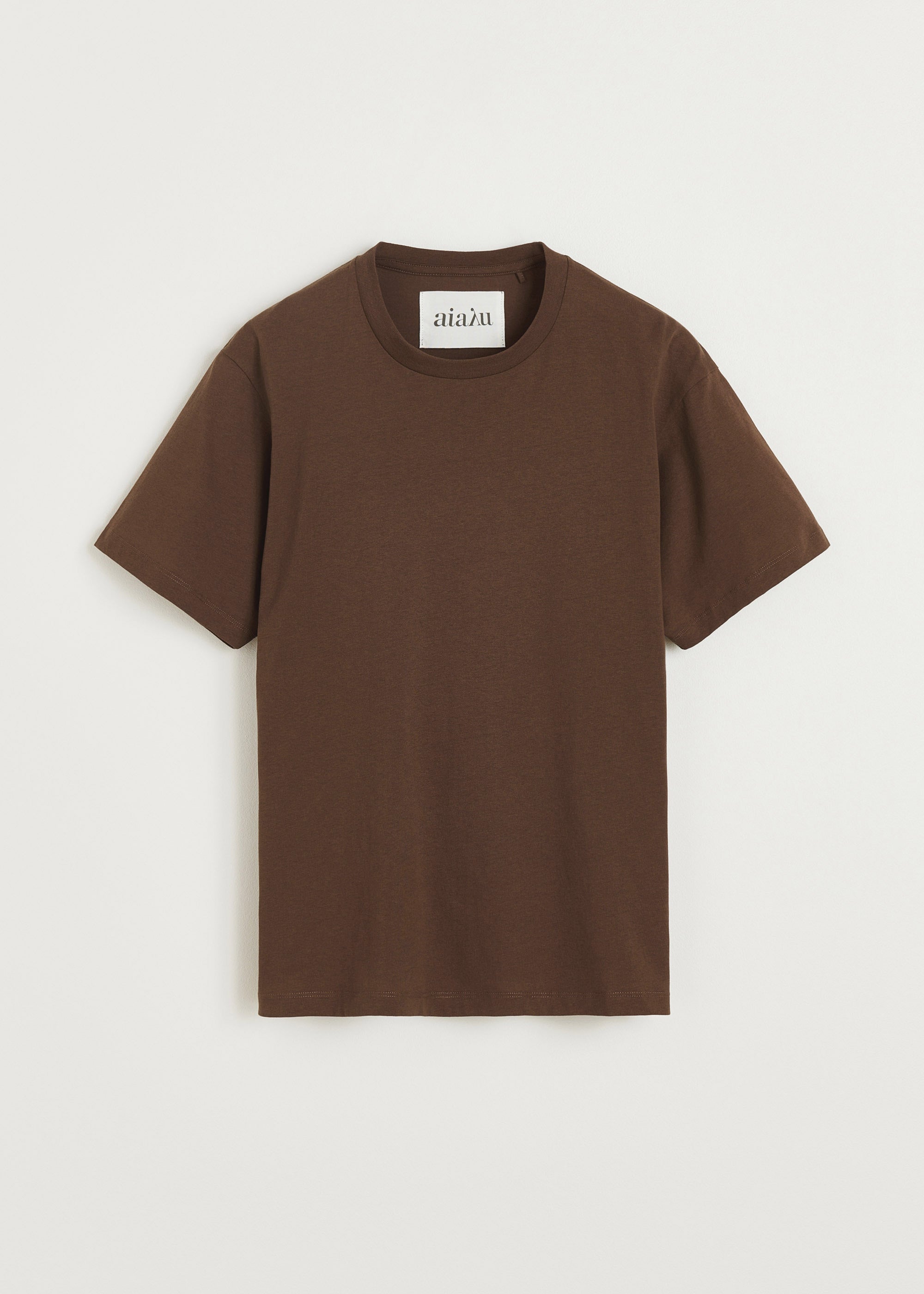 Classic circular tee | Coffee T-shirt aiayu