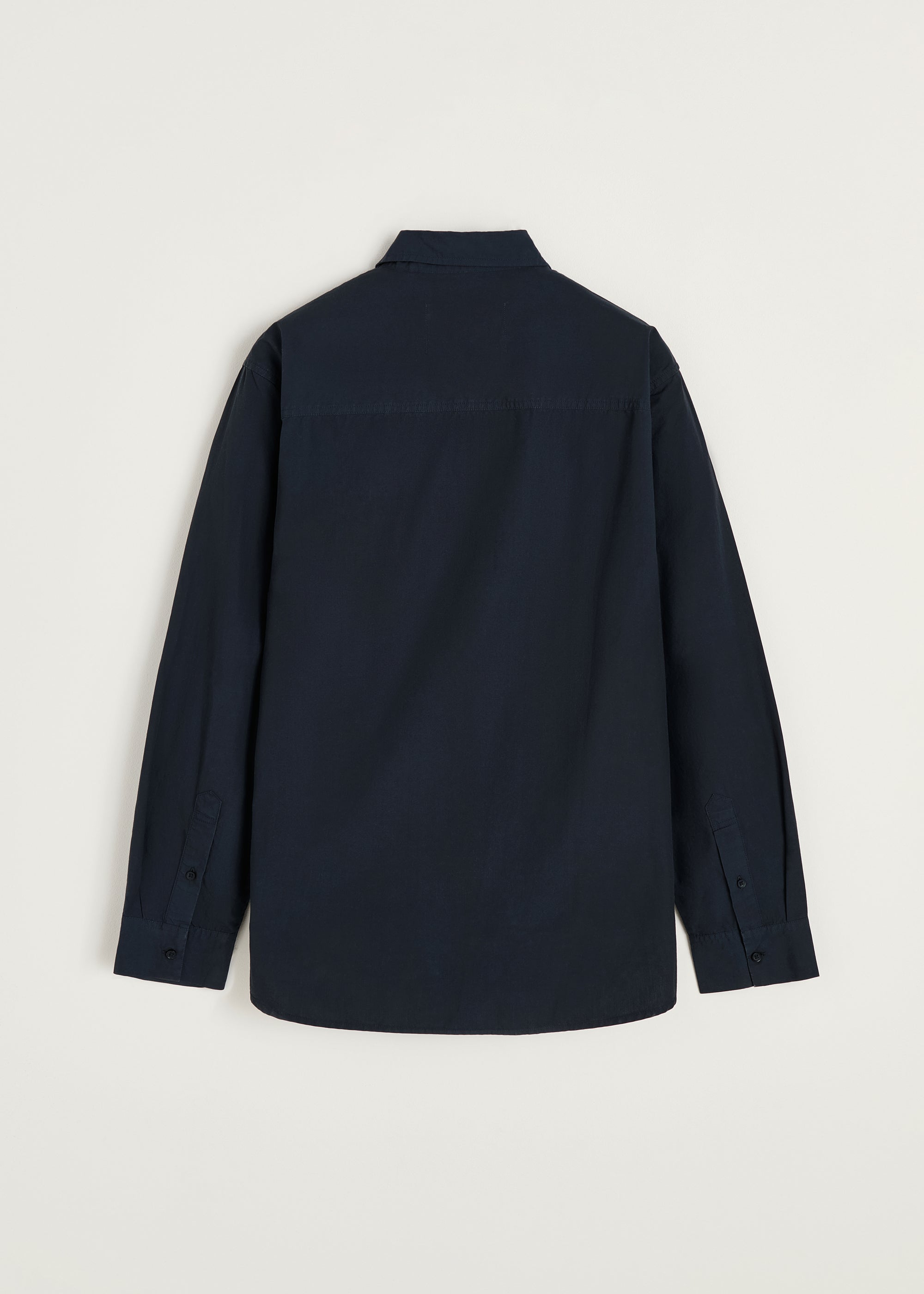 Classic shirt | Black Navy Shirt Woven aiayu