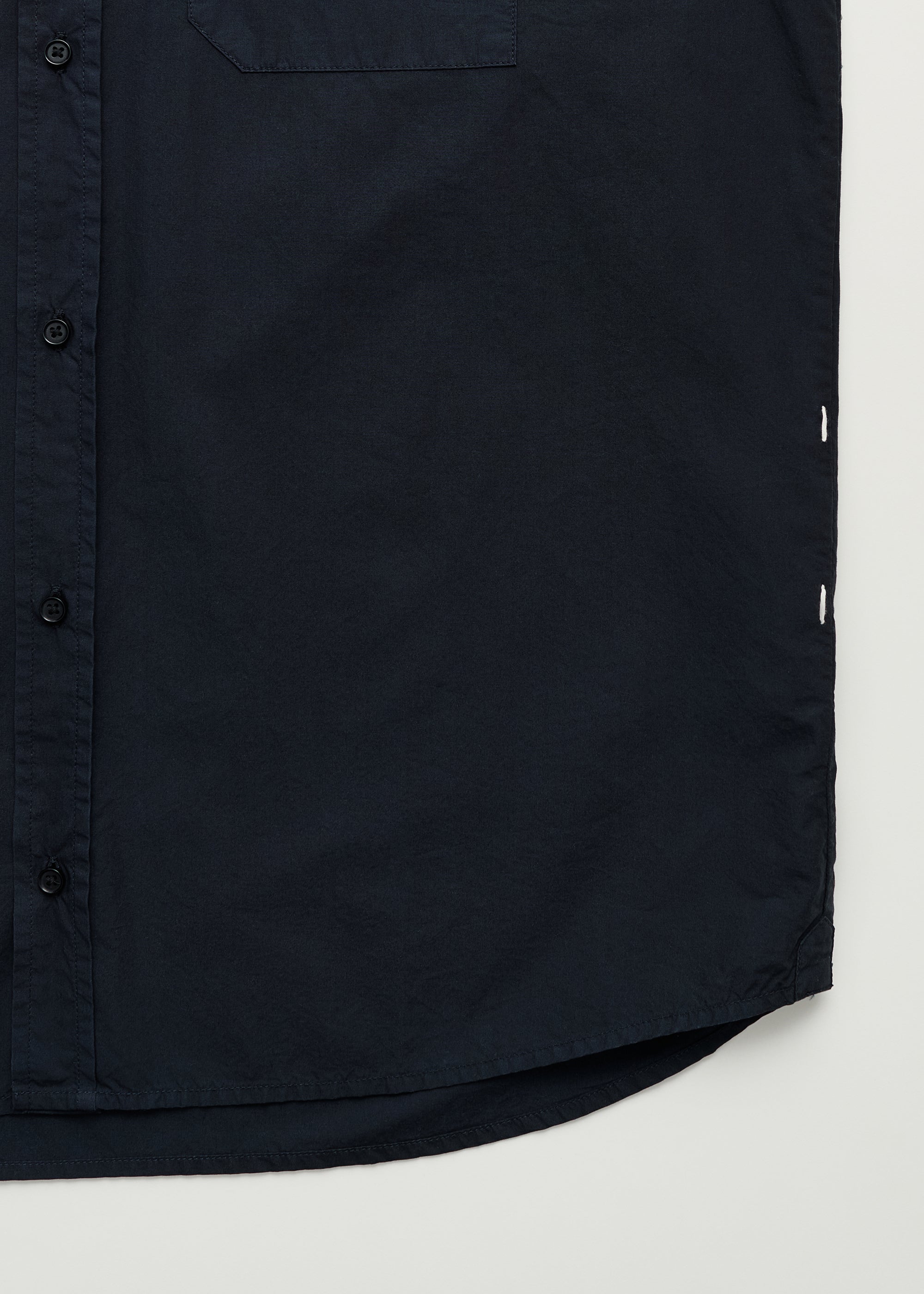 Classic shirt | Black Navy Shirt Woven aiayu