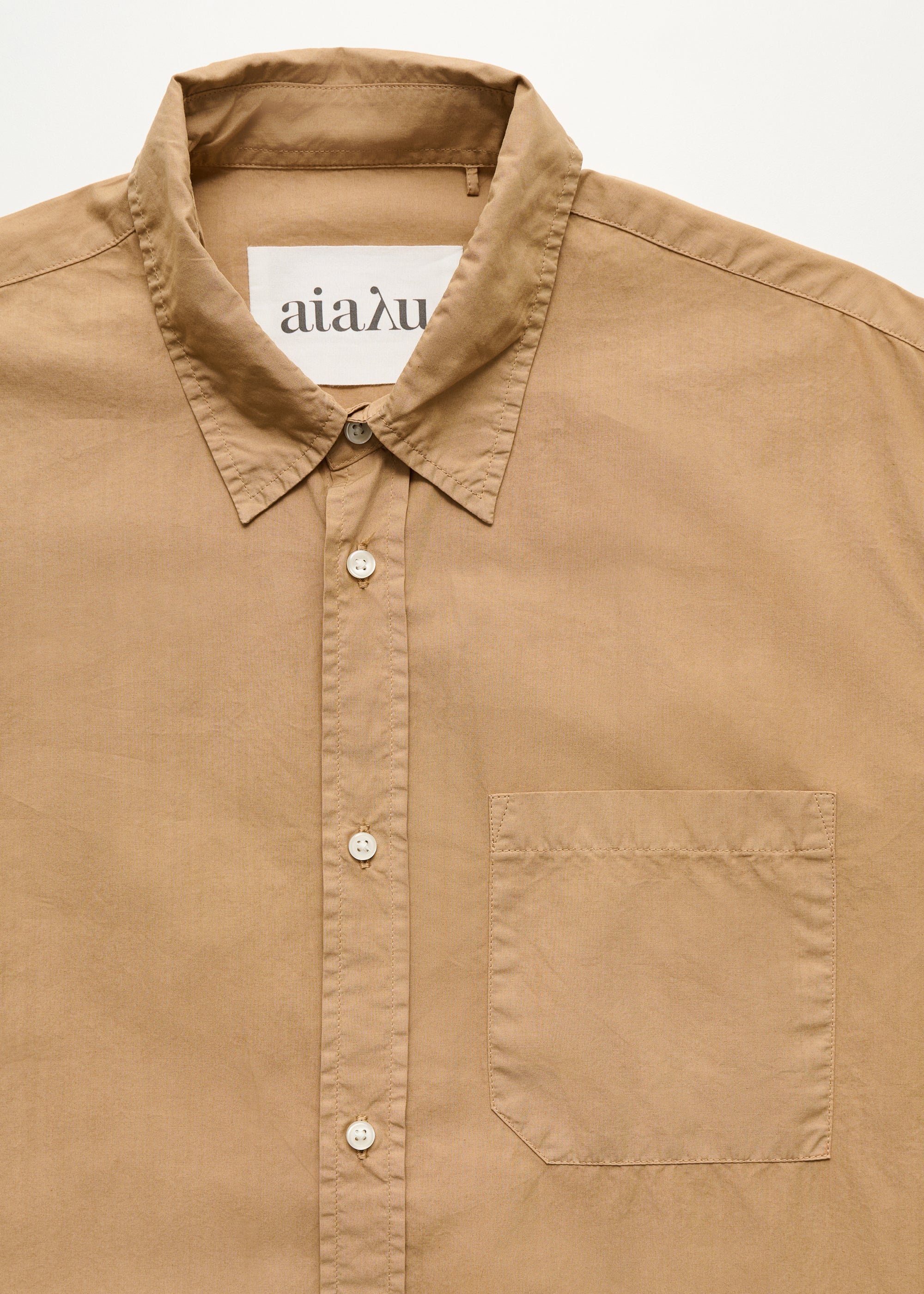 Classic shirt | Dark Fawn Shirt Woven aiayu