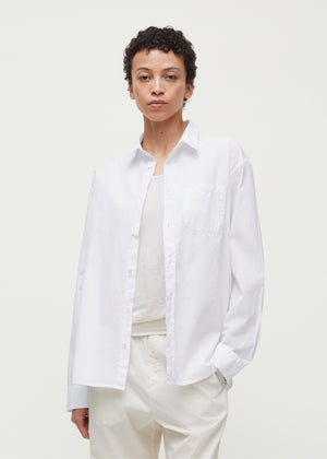 Classic shirt | White Shirt Woven aiayu