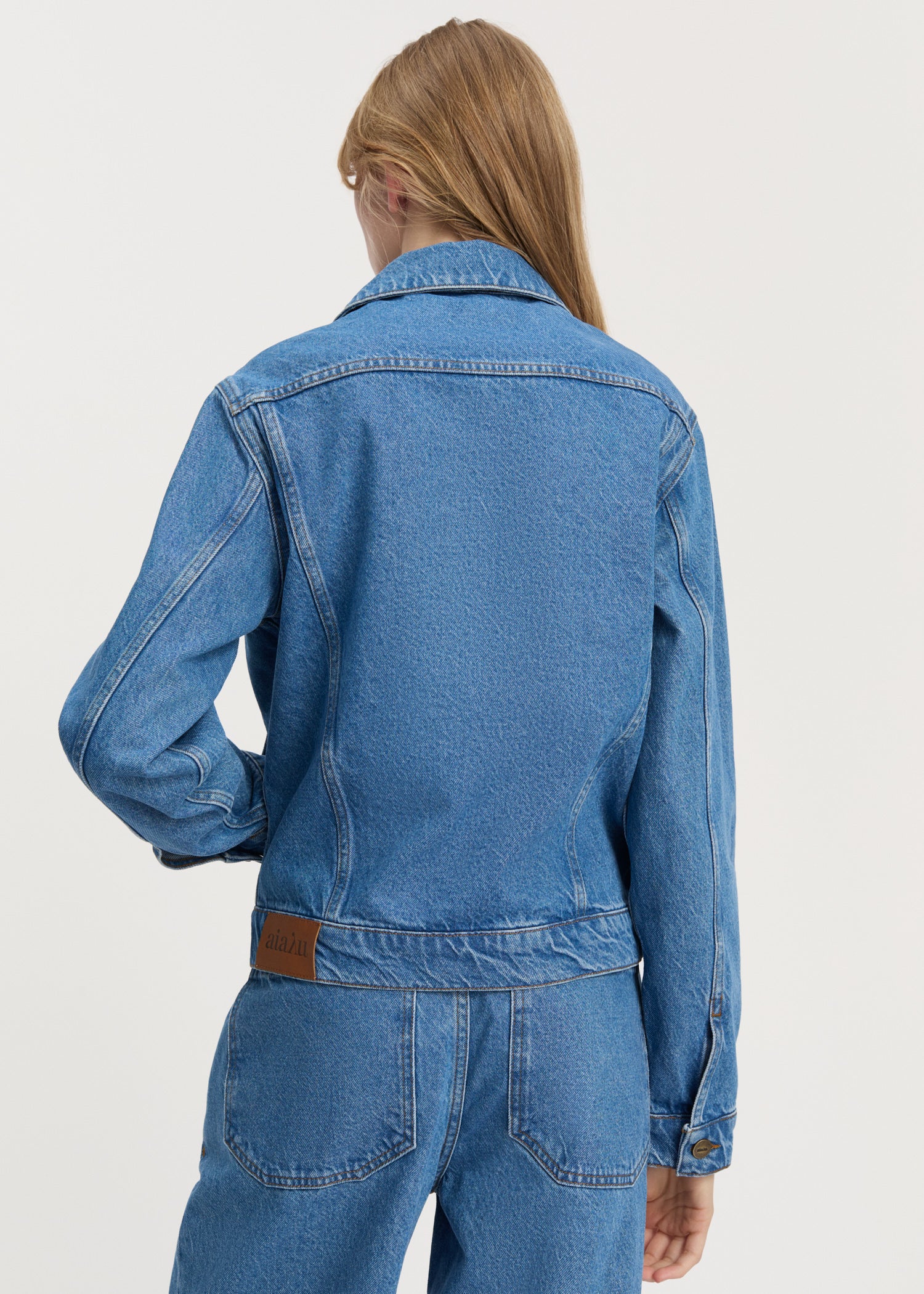 Cleo denim jacket | Clear Blue Jacket aiayu