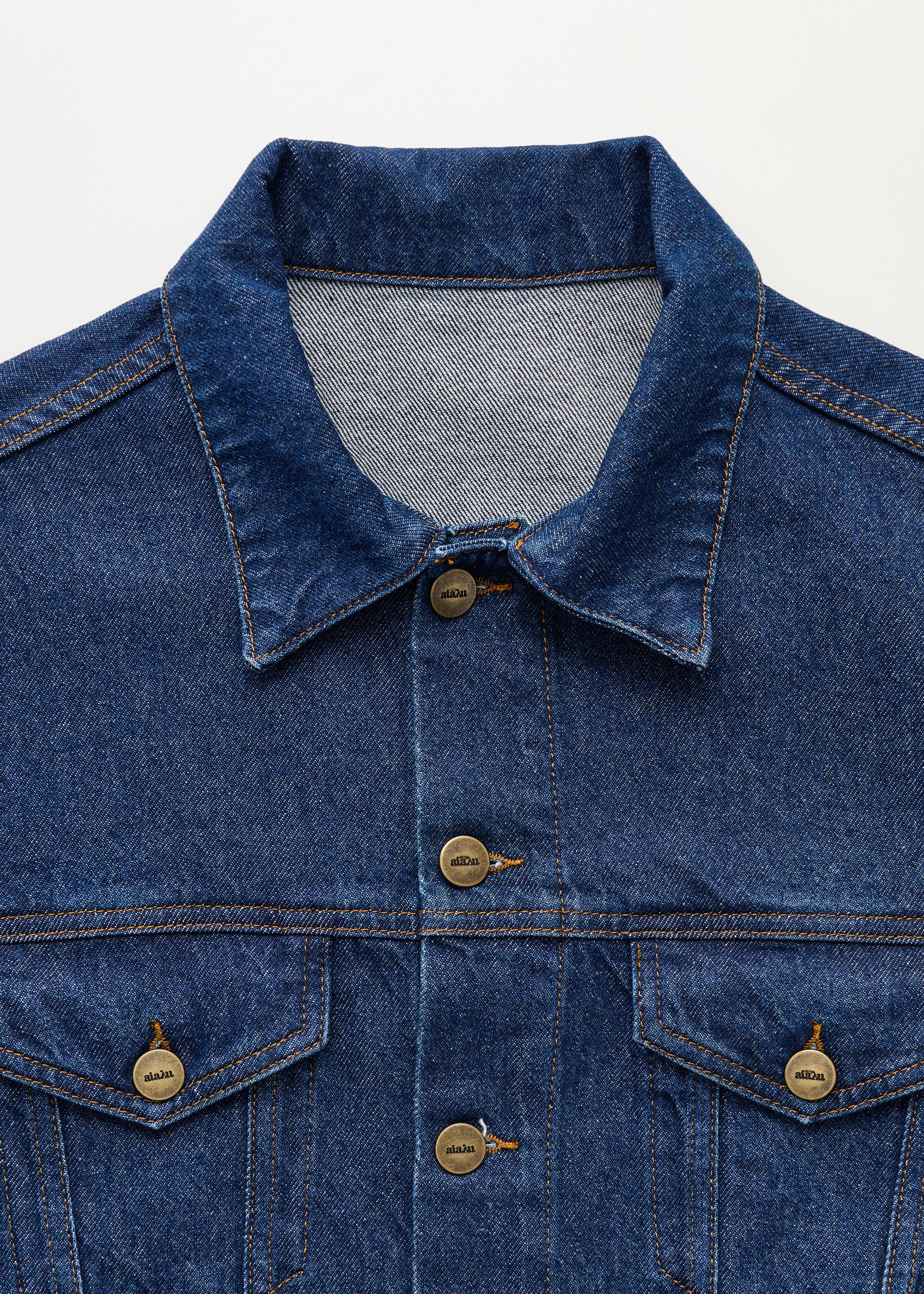 Cleo denim jacket | Mid Blue Jacket aiayu