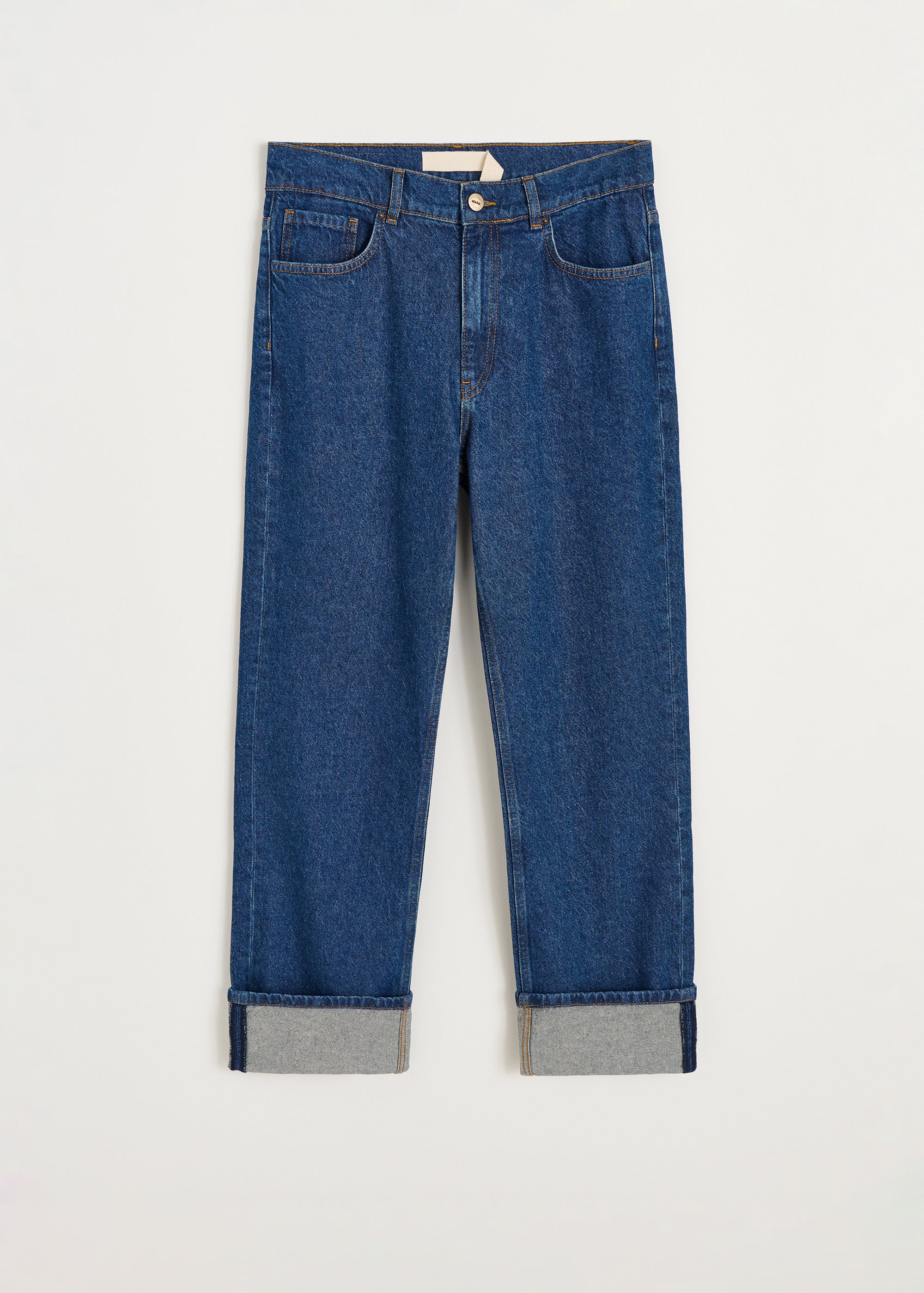 Cooper highwaist straight jeans | Mid Blue Jeans aiayu