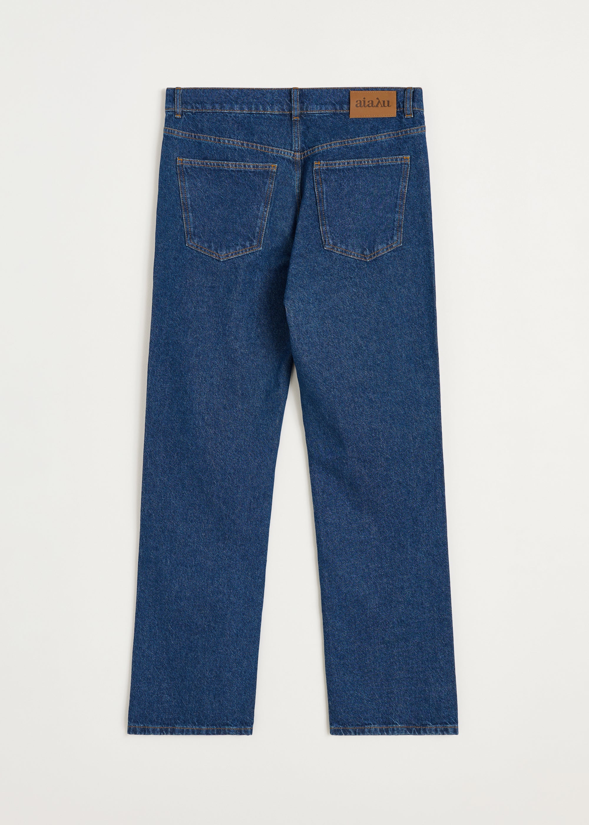 Cooper highwaist straight jeans | Mid Blue Jeans aiayu