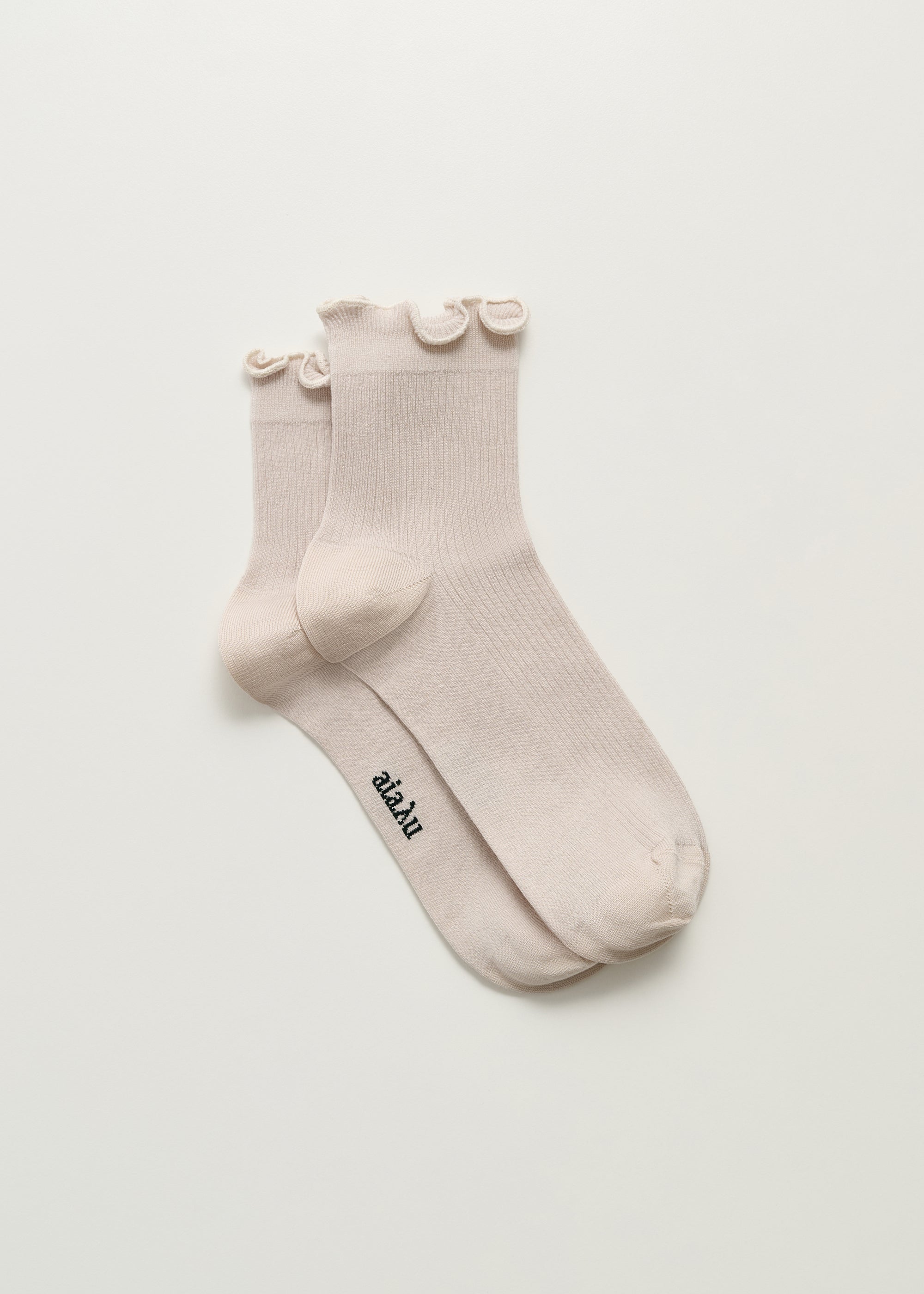 Cotton frill sock | Milk Socks aiayu