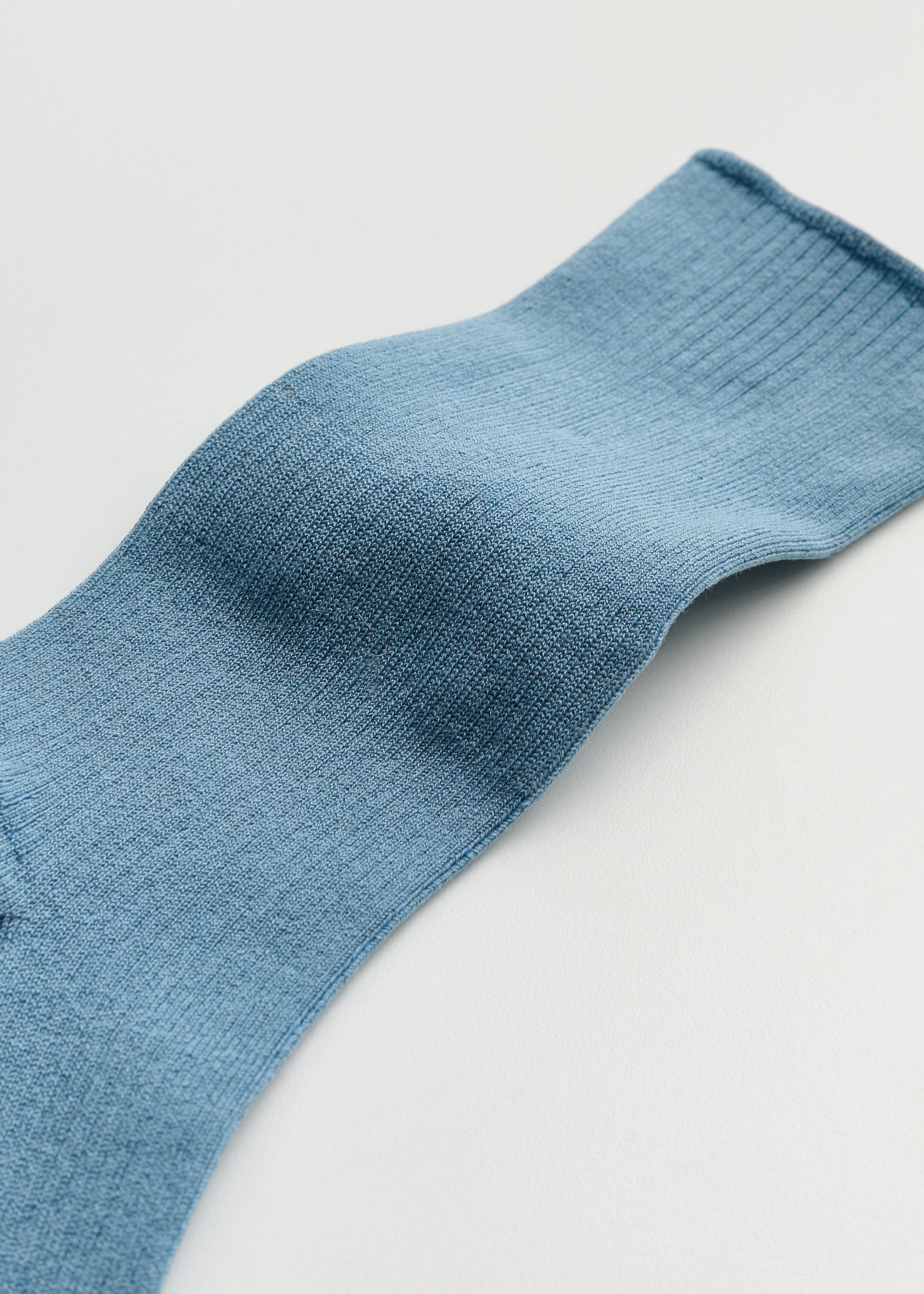 Cotton rib socks | Opal Blue Socks aiayu