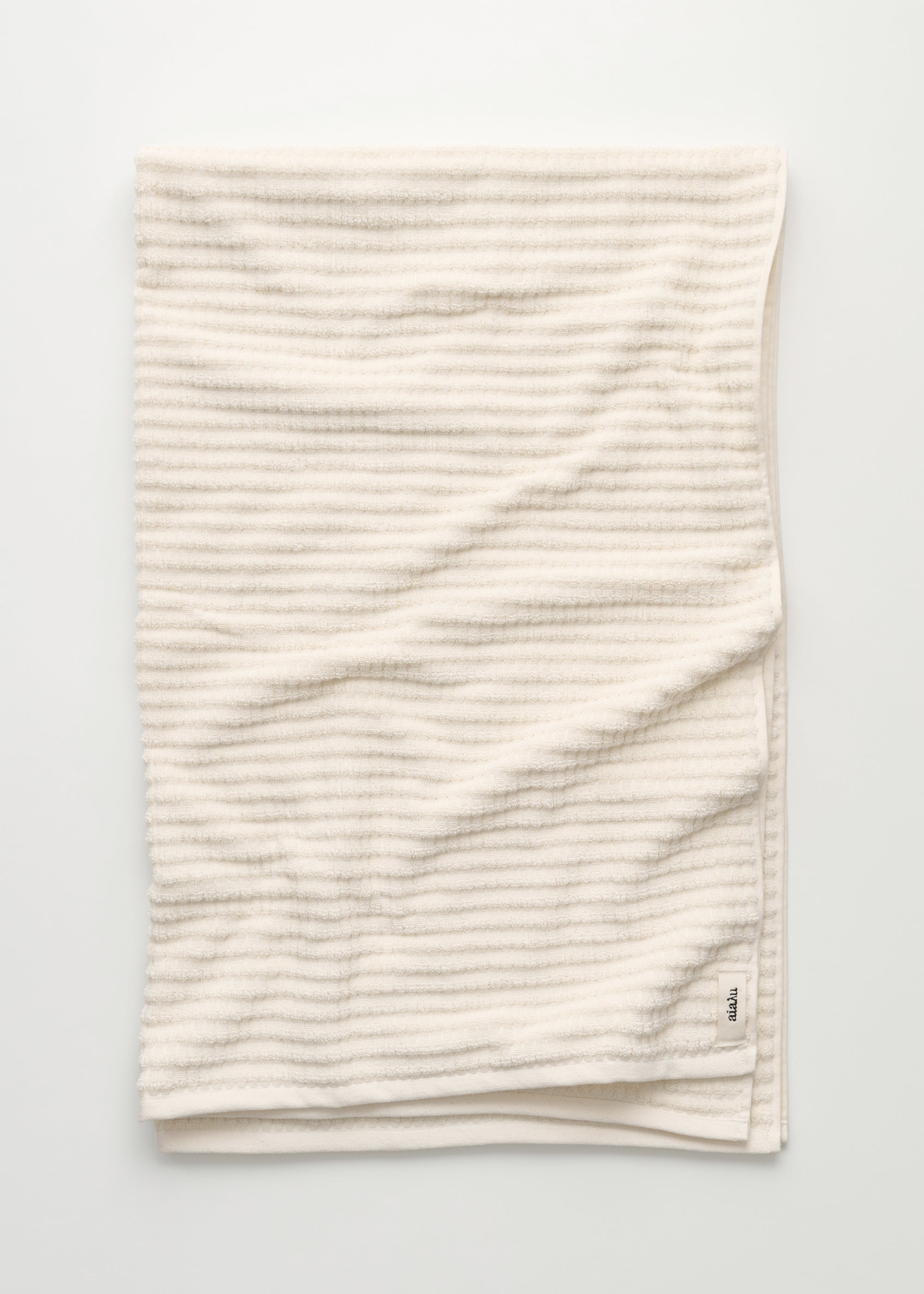 Cotton senshu bath sheet - 100x150 | Pure Ecru Towel aiayu