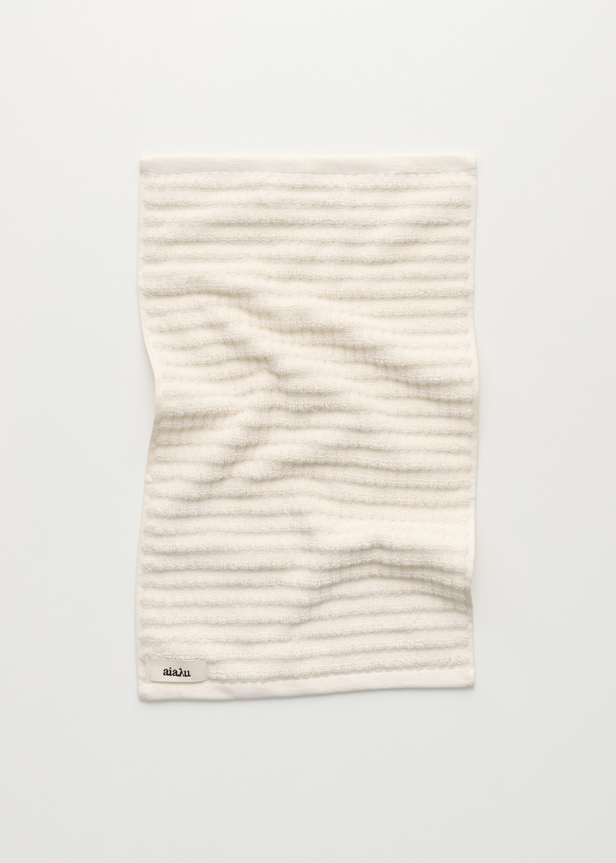 Cotton senshu guest towel - 30x50 | Pure Ecru Towel aiayu