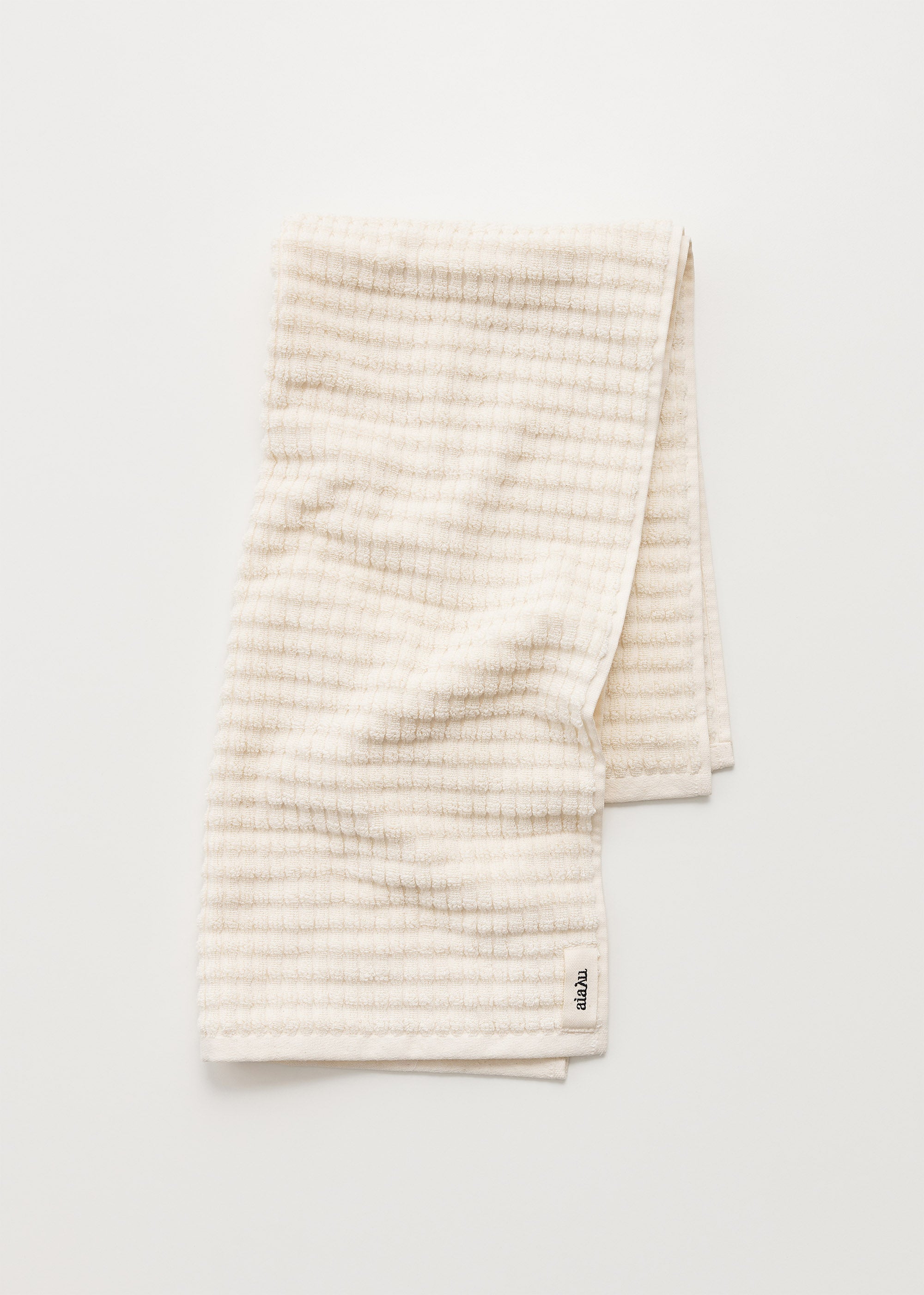 Cotton senshu hand towel - 50x90 | Pure Ecru Towel aiayu