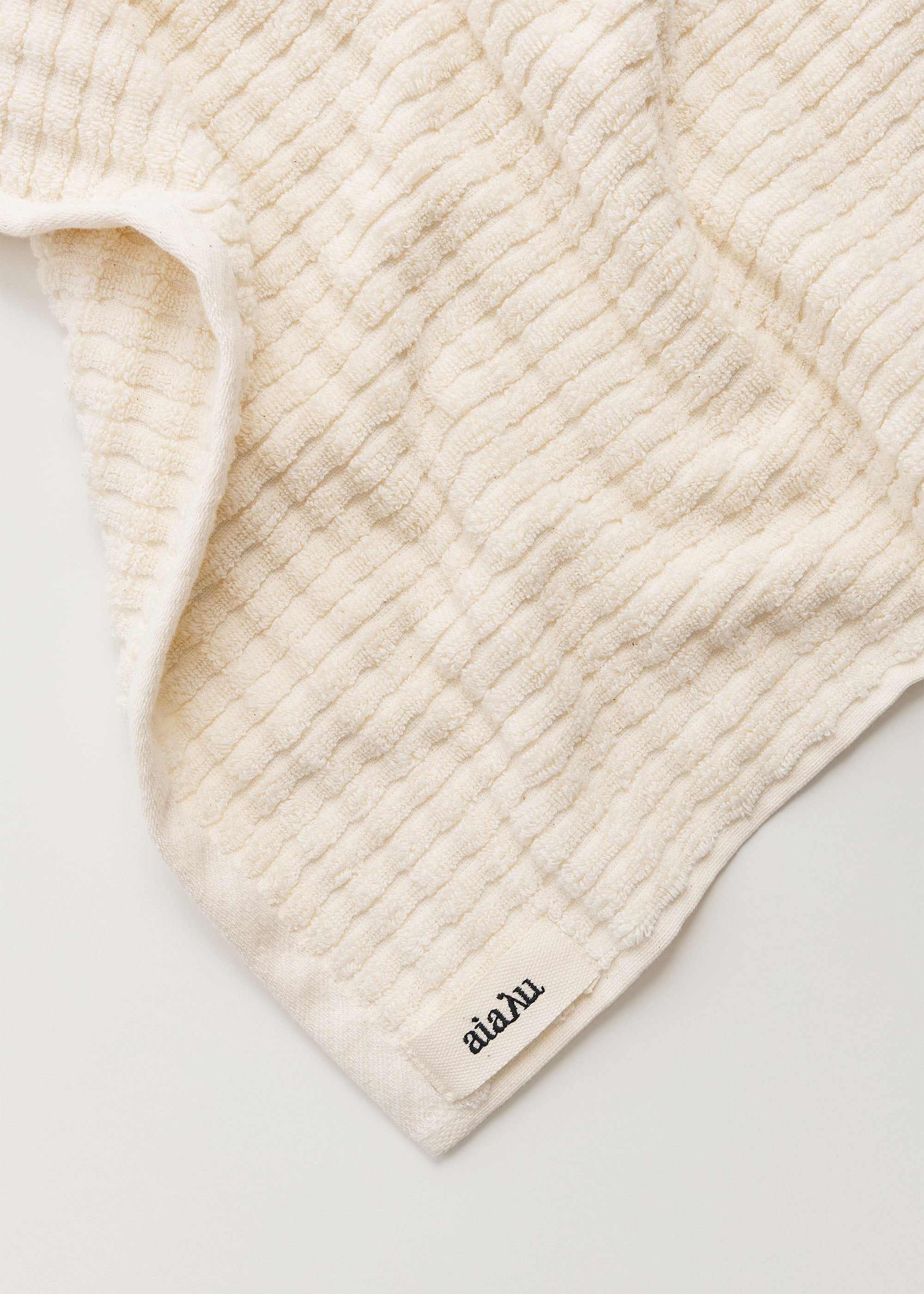 Cotton senshu bath towel - 70x140 | Pure Ecru Towel aiayu