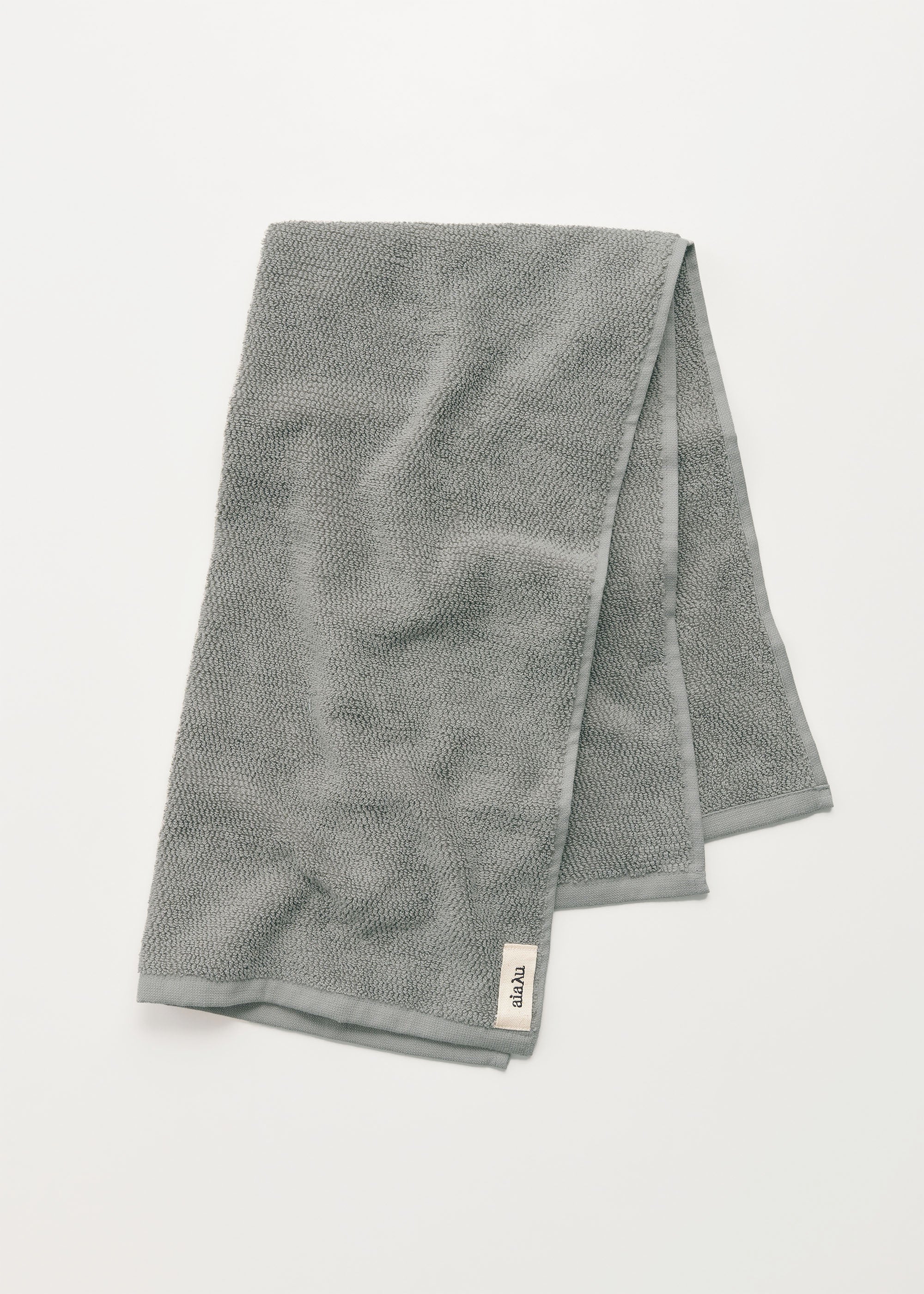 Cotton Washi Hand Frame P/O （ASH GREY） Cotton hand towel - 50x90 | Steel
