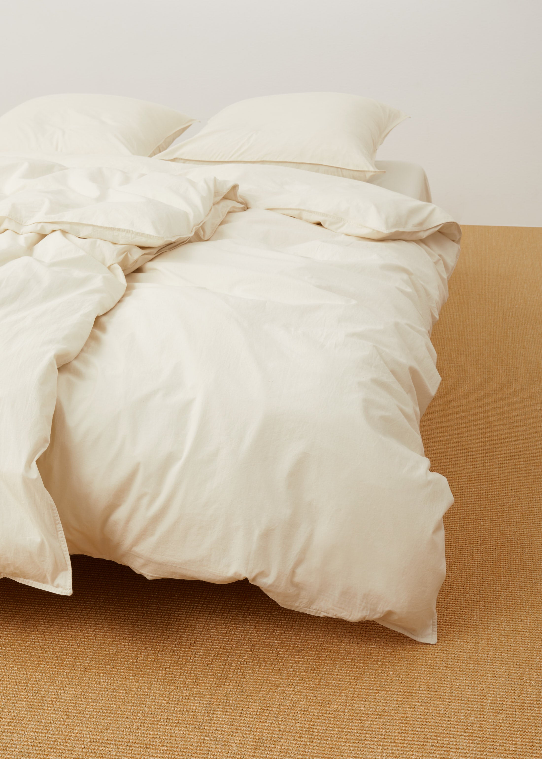 Duvet set and pillow case | Pure Ecru Bedding aiayu