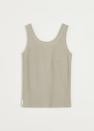 Gentle tank – cashmere | Grey Top aiayu