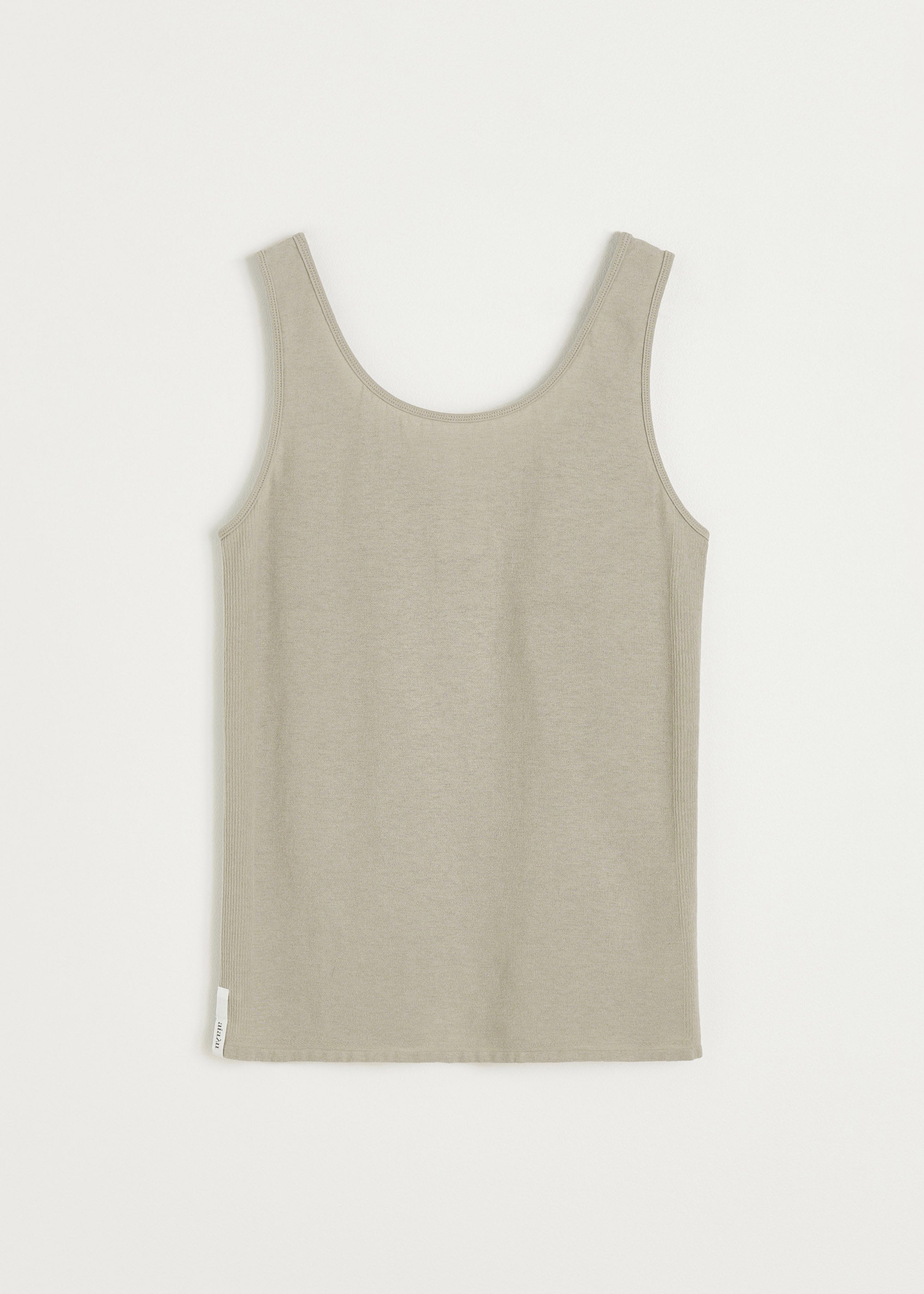 Gentle tank – cashmere | Grey Top aiayu