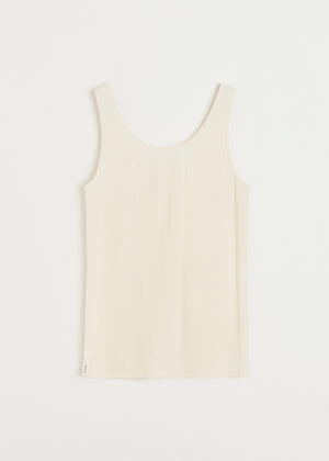 Gentle tank – cashmere | Pure Ecru Top aiayu