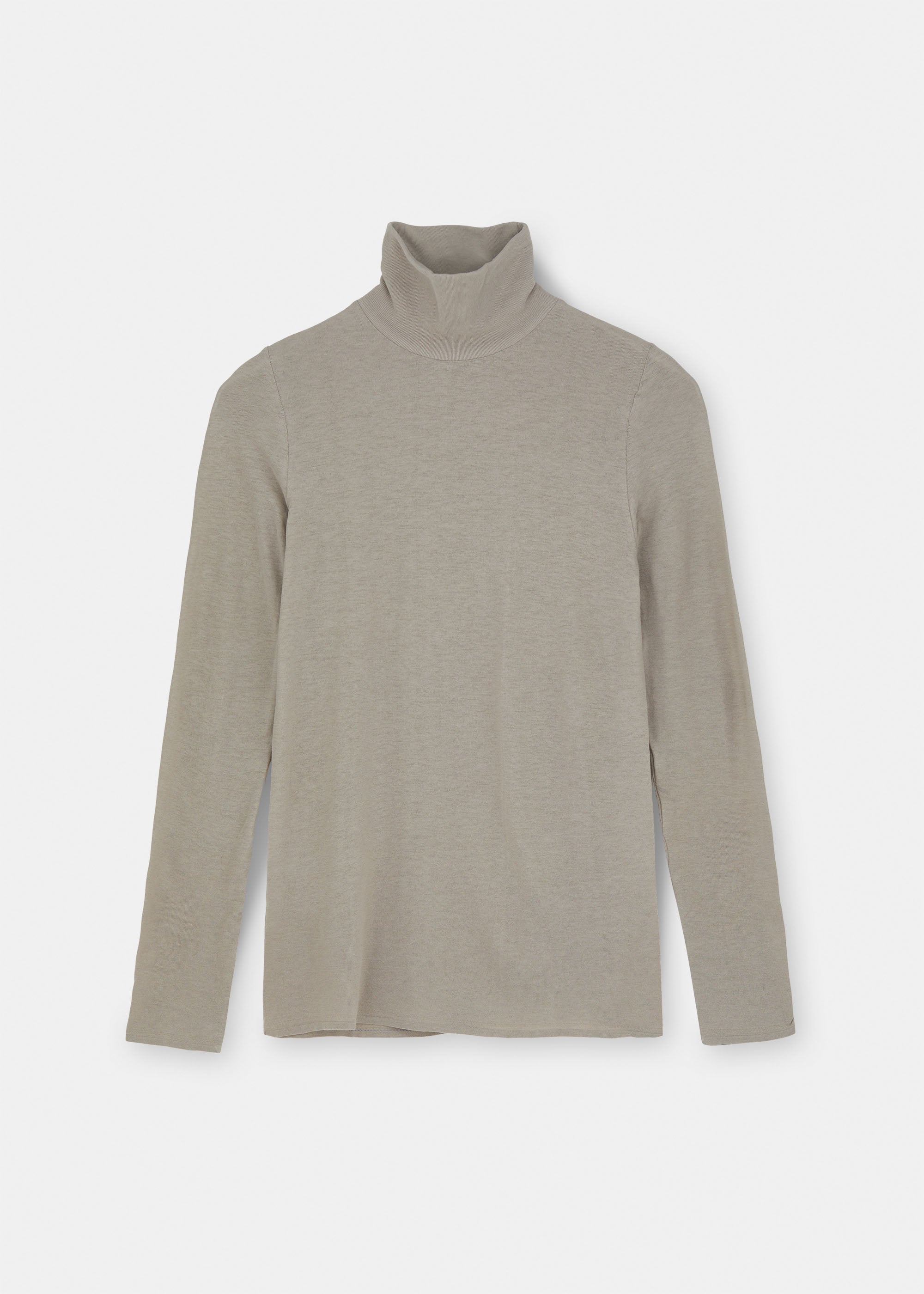 Gentle turtleneck – cashmere | Grey Blouse aiayu