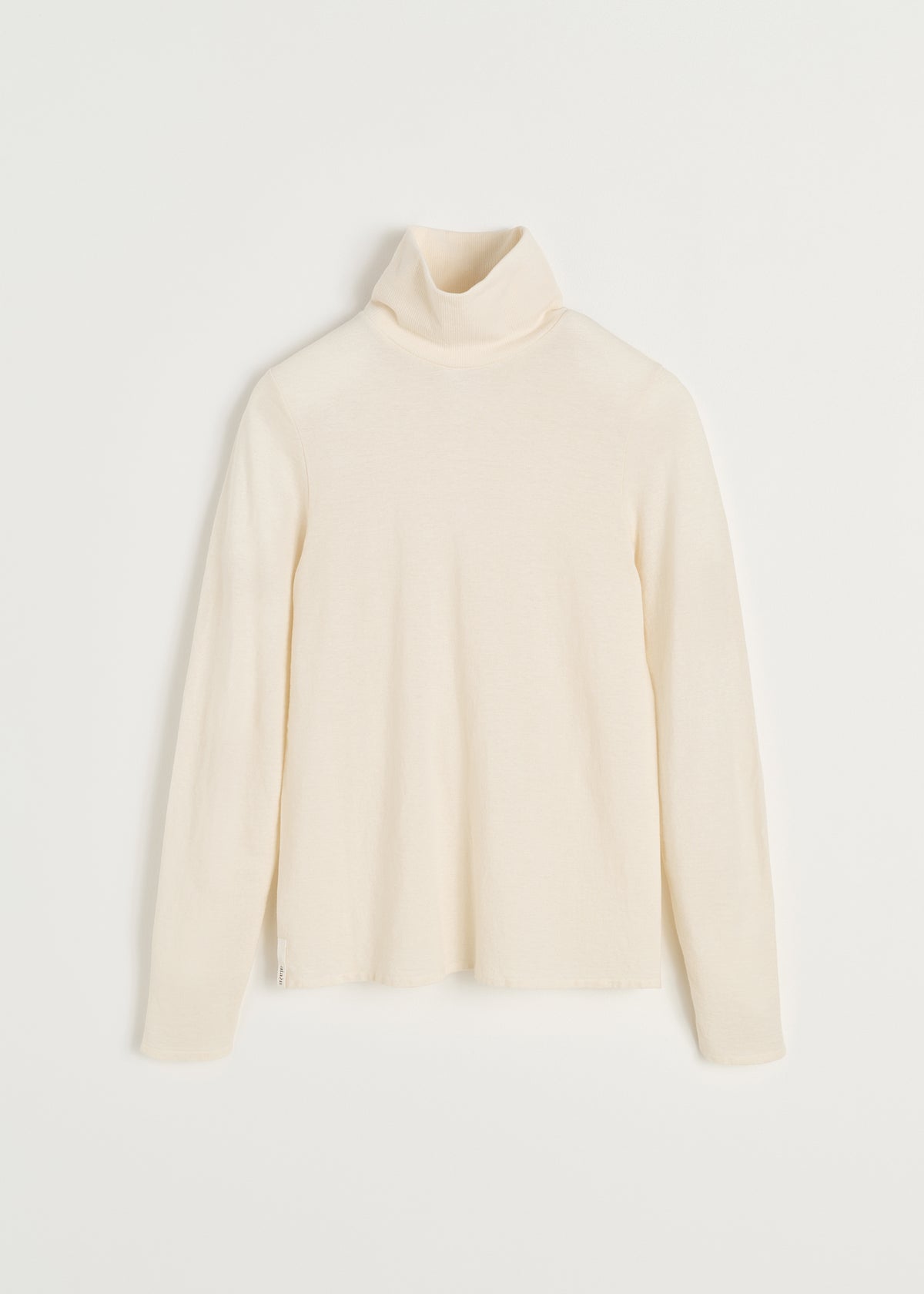 Gentle turtleneck – cotton cashmere blend | Pure Ecru