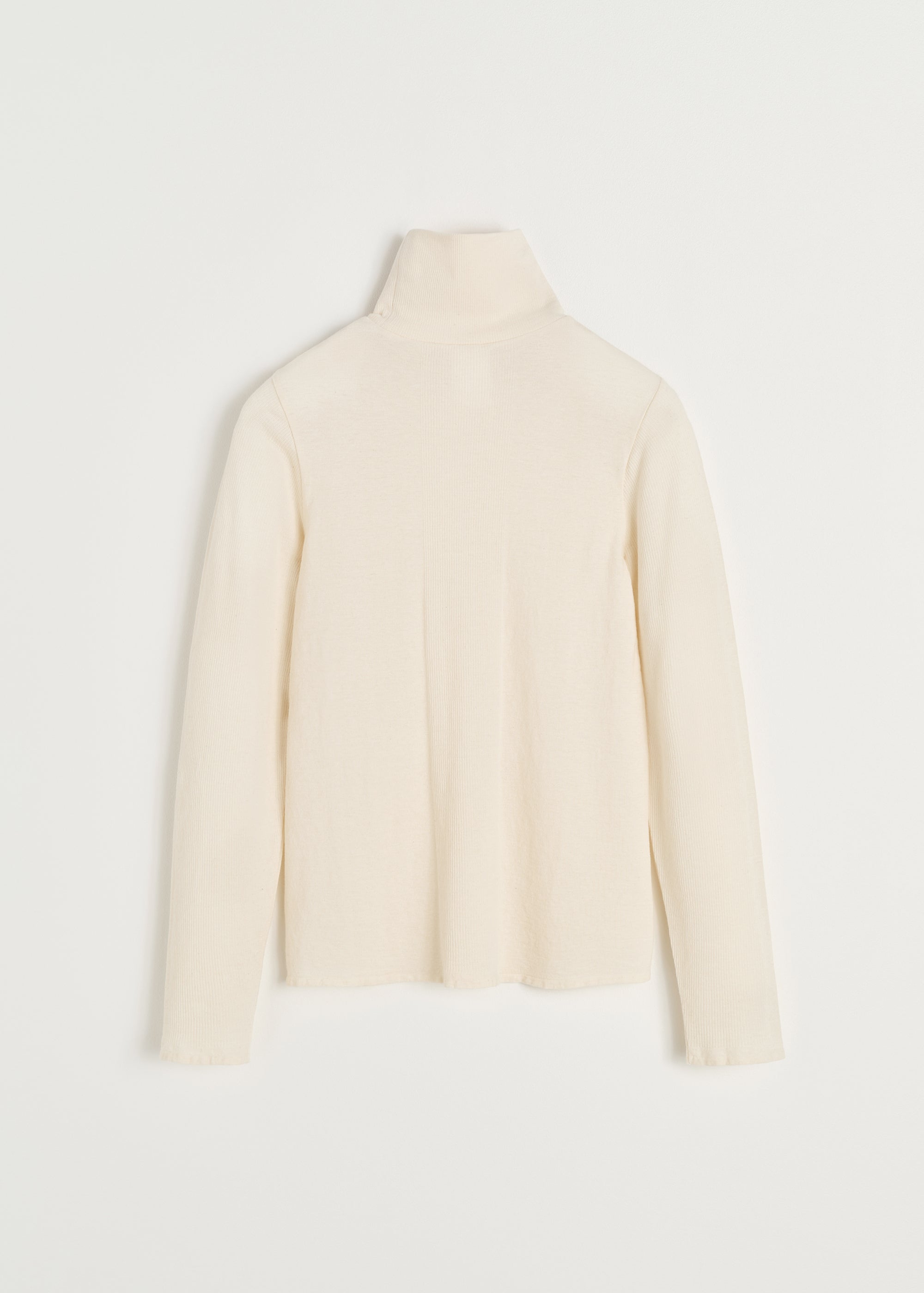 Gentle turtleneck – cashmere | Pure Ecru Blouse aiayu
