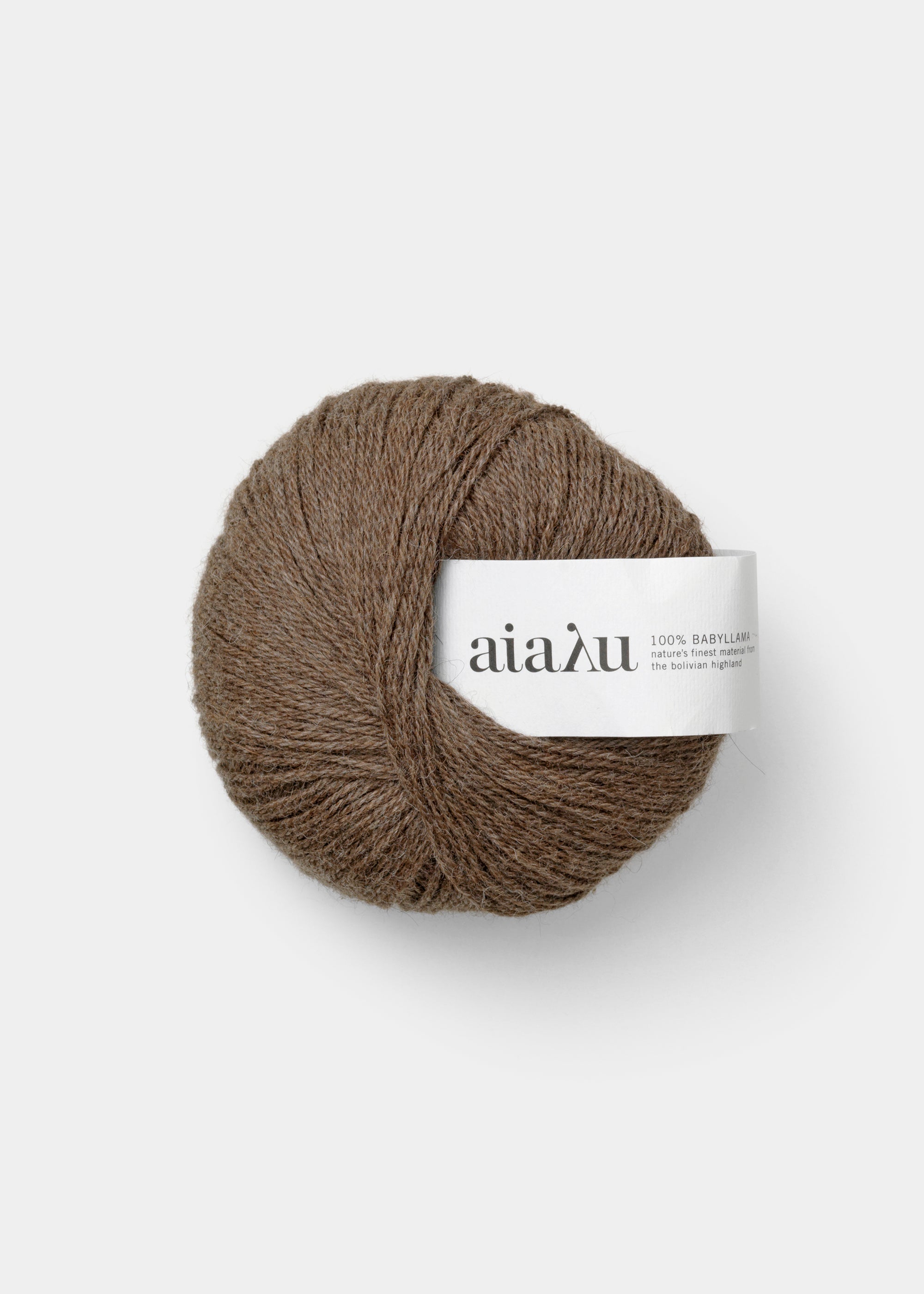 aiayu yarn – babyllama wool | Pure Brownie Handknit Yarn aiayu