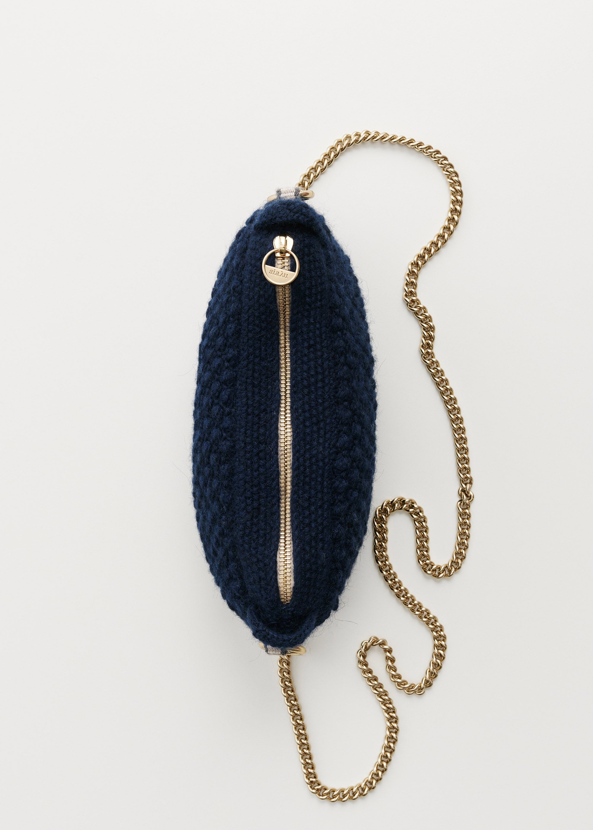Helen chain classic bag | Navy Purse aiayu