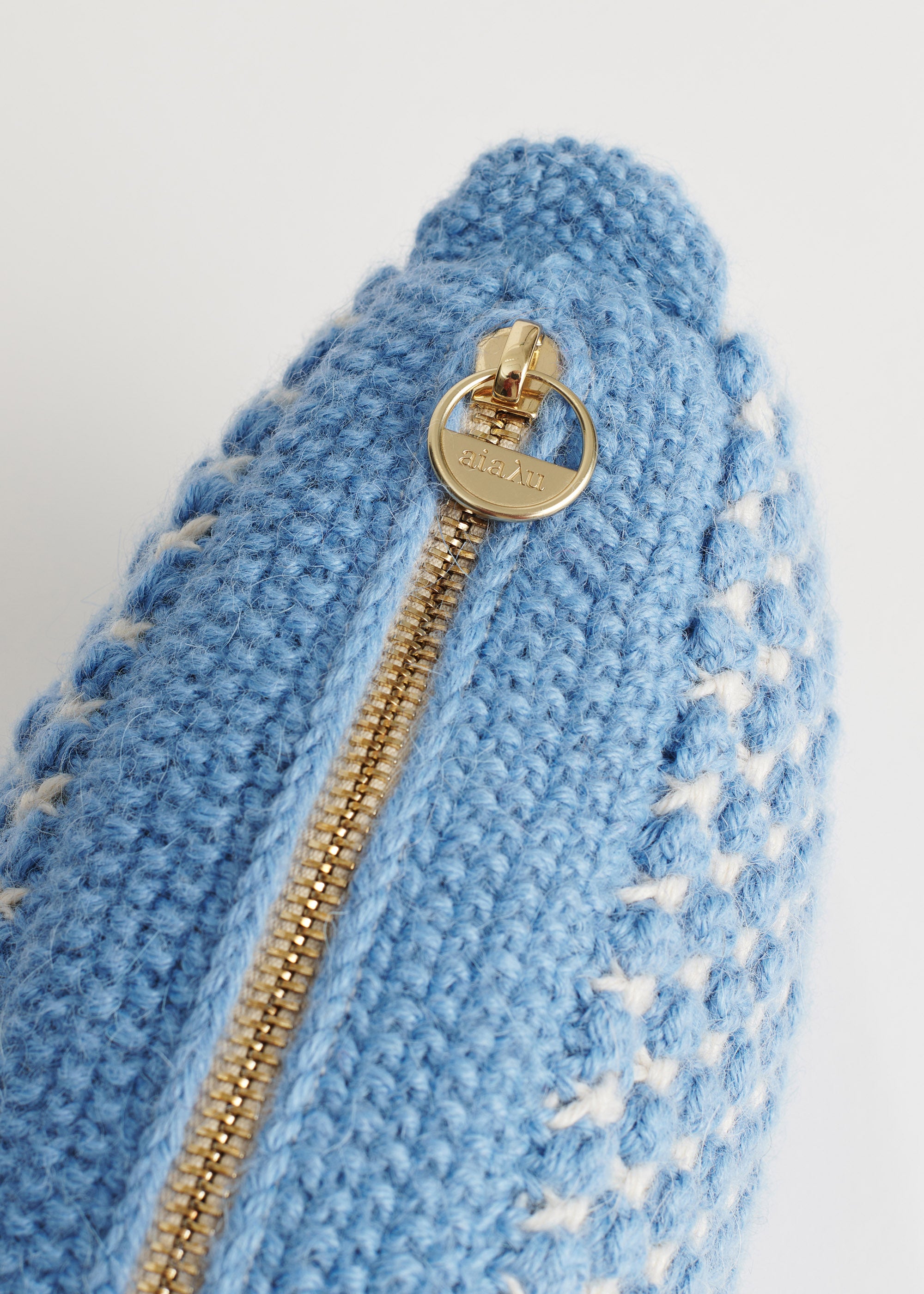 Helen classic clutch | Mix brilliant blue/albicant Purse aiayu