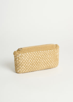 Helen classic clutch | Mix Fawn/Albicant Purse aiayu
