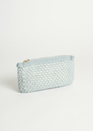 Helen classic clutch | Mix Mint Blue/Albicant Purse aiayu