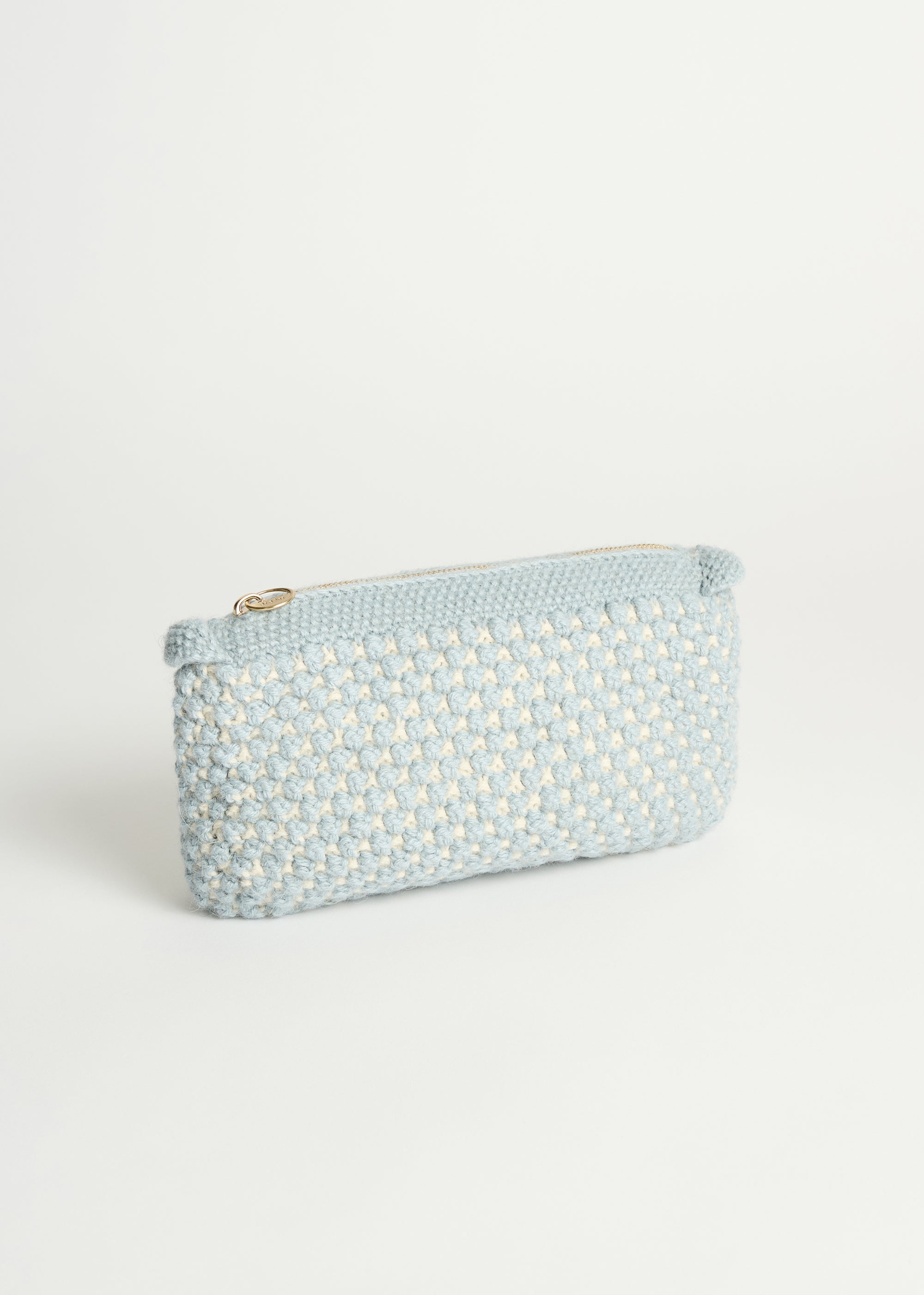Helen classic clutch | Mix Mint Blue/Albicant Purse aiayu