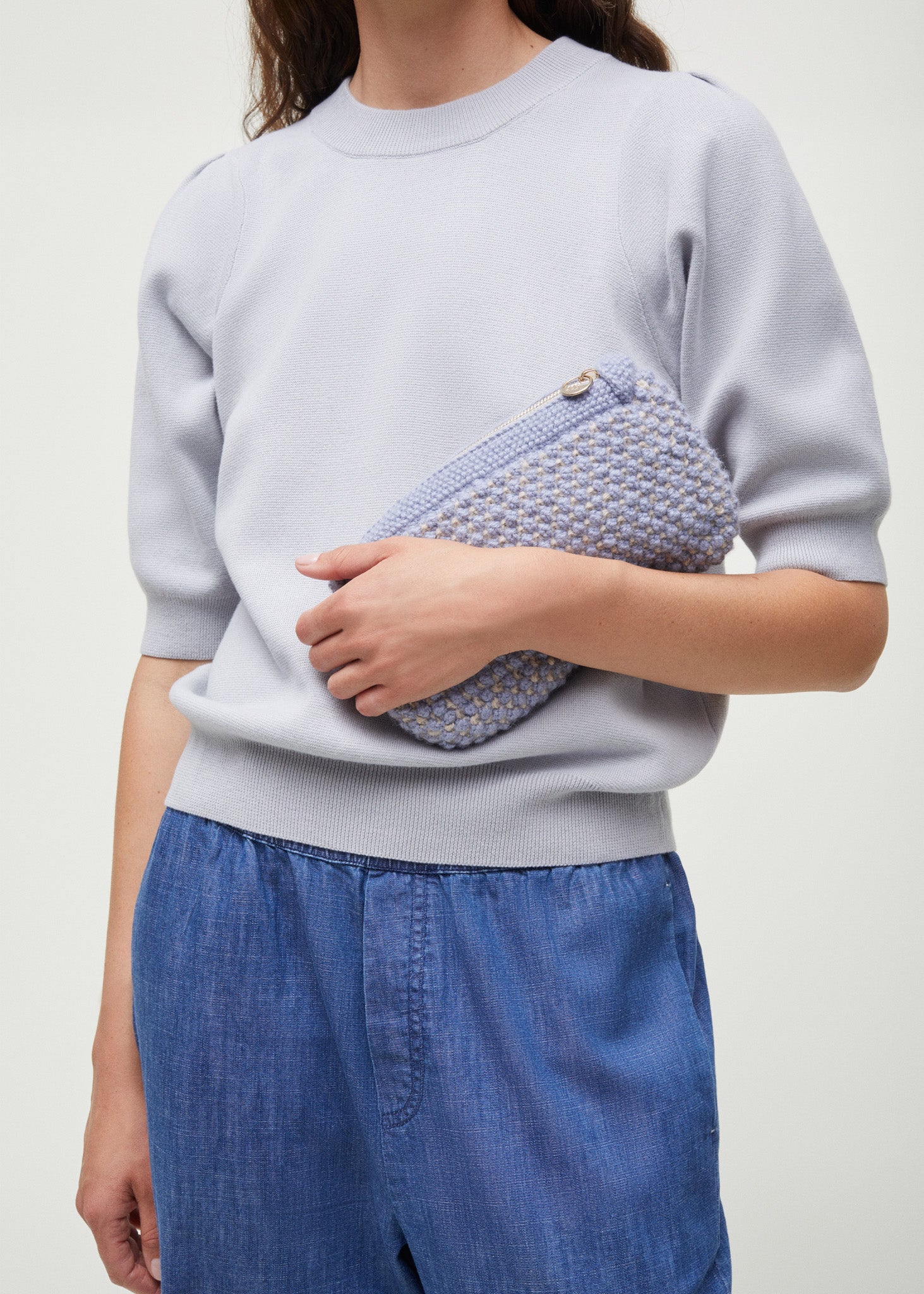 Helen classic clutch | Mix Violet Blue Purse aiayu