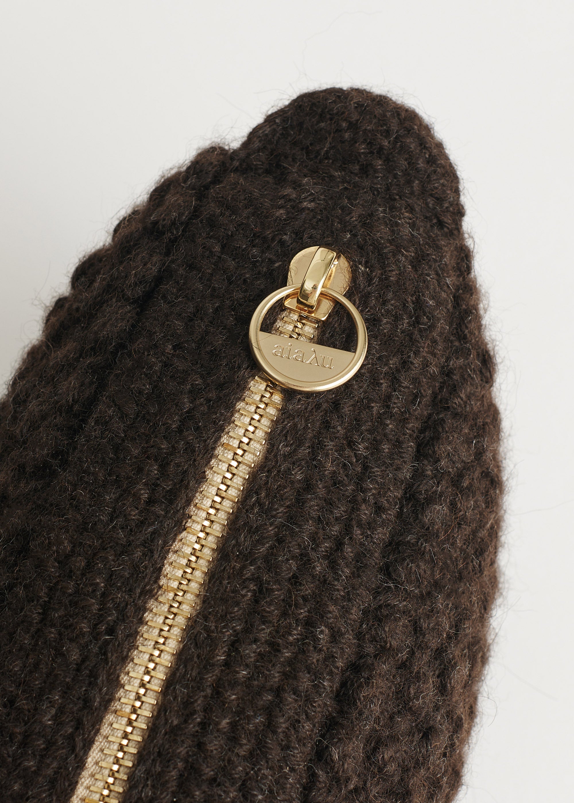 Helen chain classic bag | Dark Brown Purse aiayu